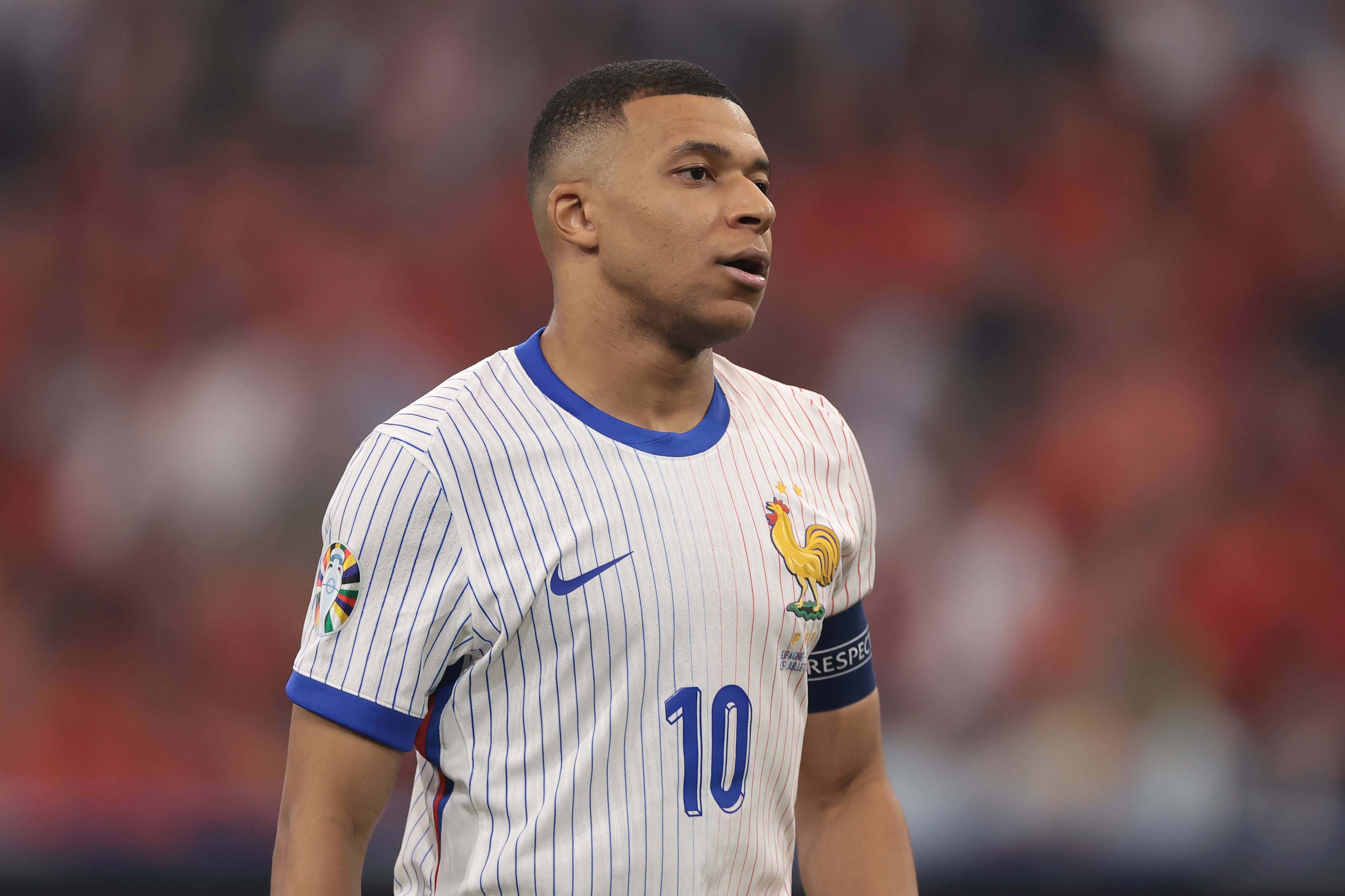 Kylian Mbappé en su partido contra la Selección Española (Cordon Press)