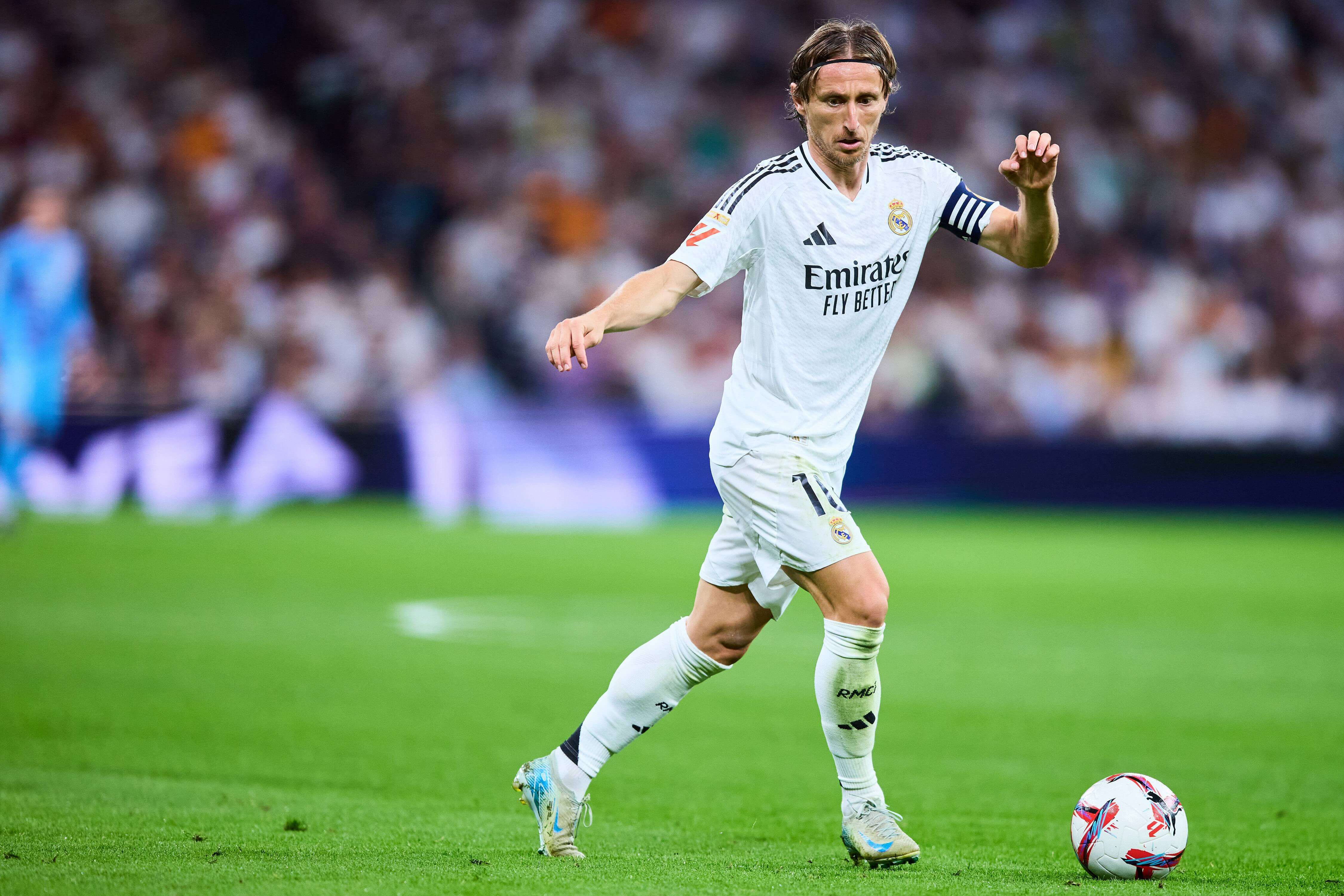 Luka Modric, en un partido del Real Madrid.