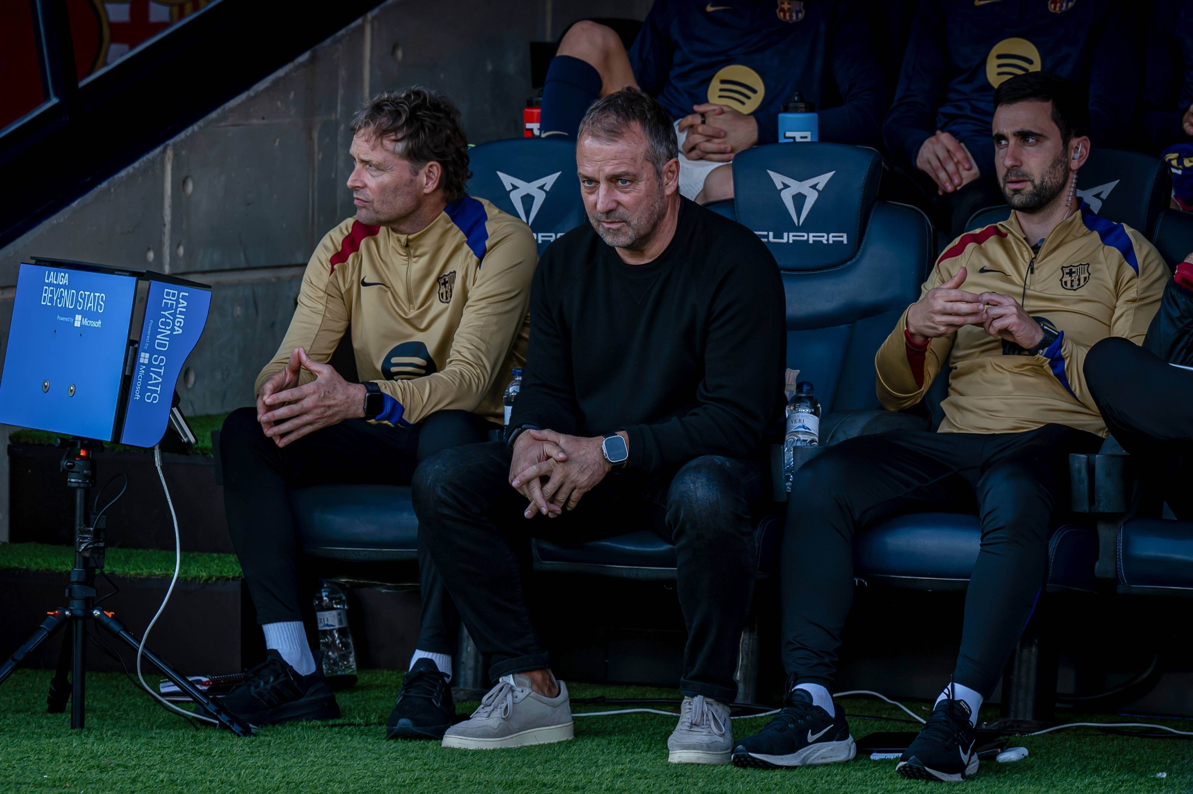  Hansi Flick en el FC Barcelona - Las Palmas de LALIGA