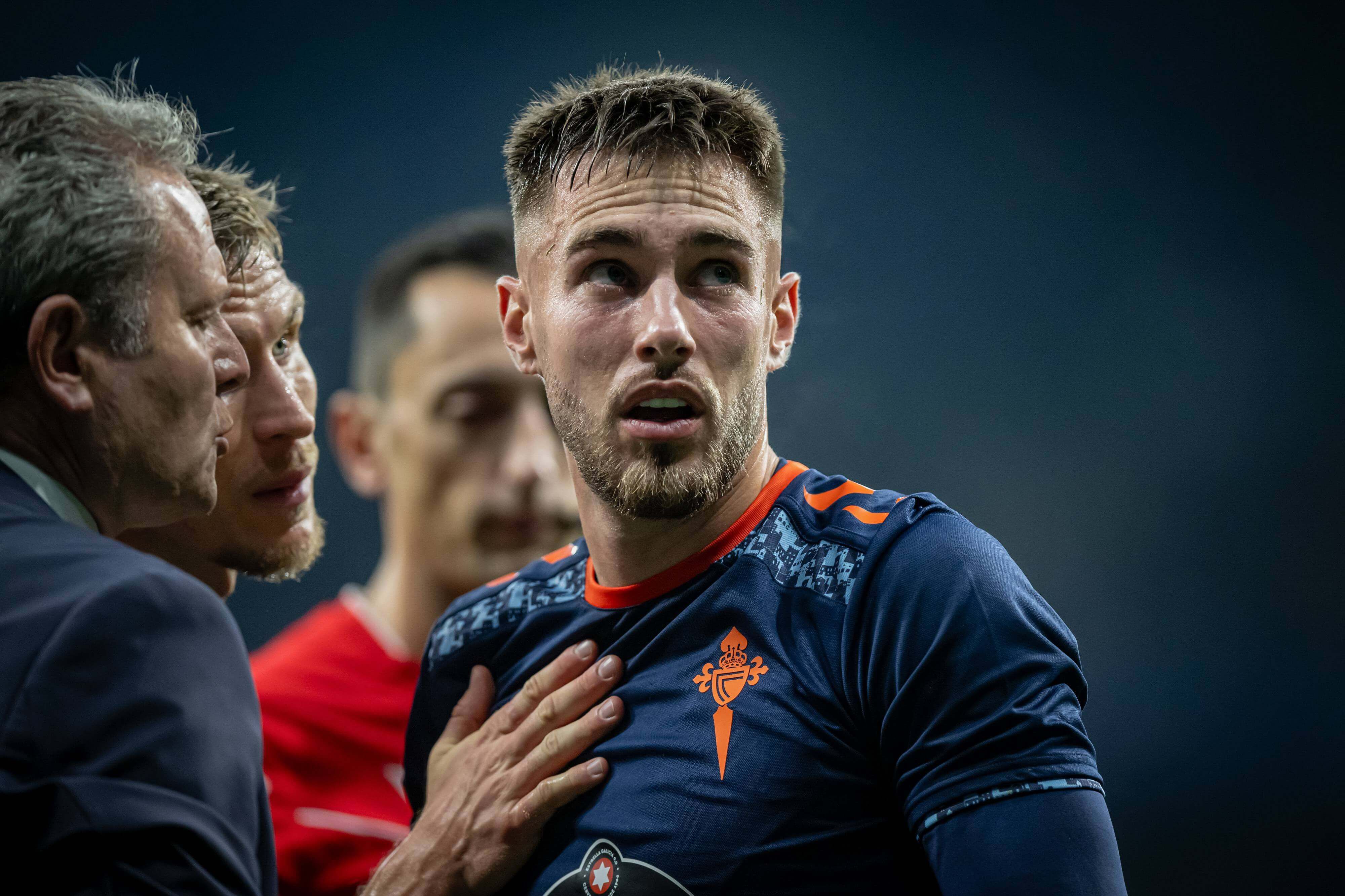  Óscar Mingueza, con el Celta de Vigo.