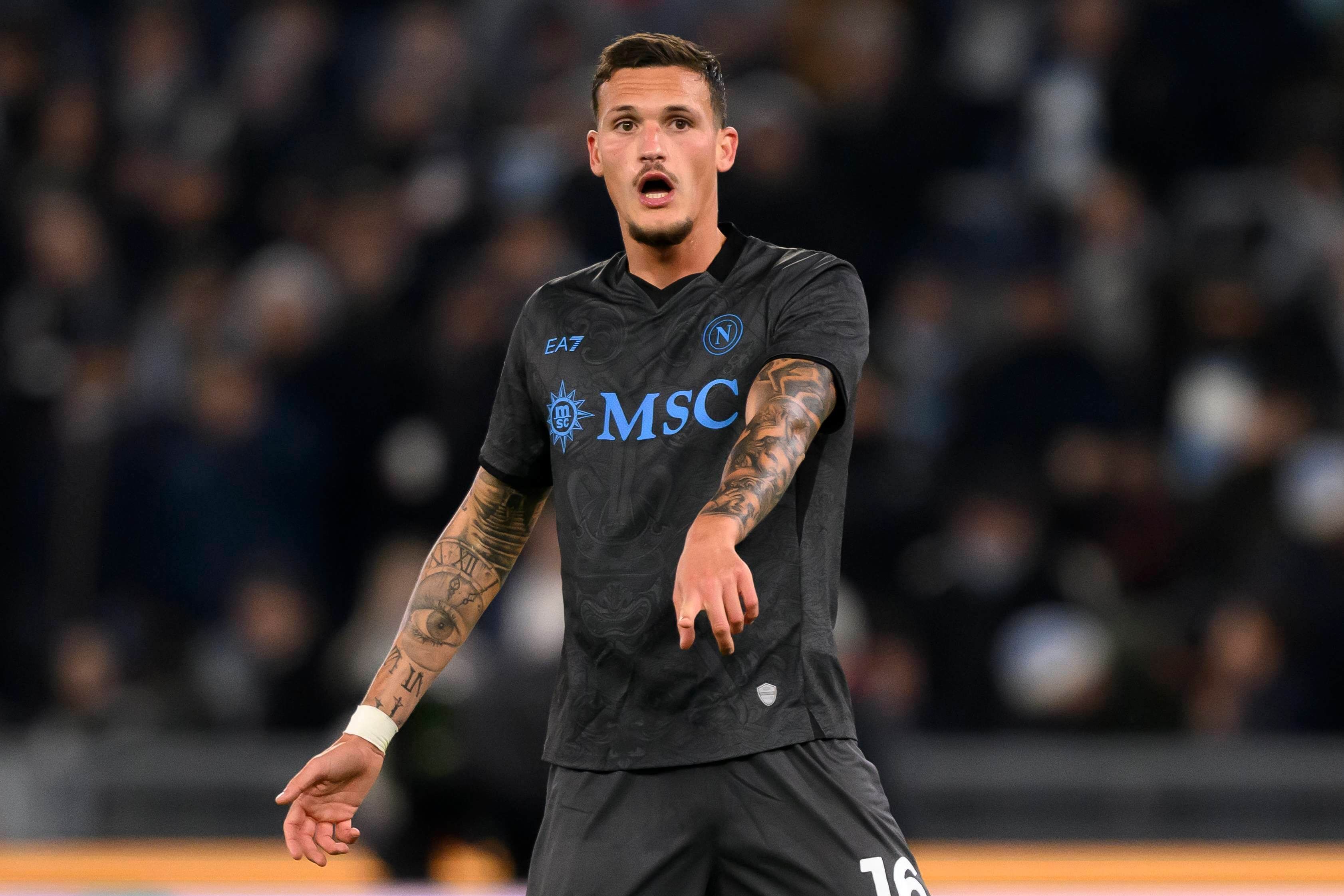  Rafa Marín, en un partido del Nápoles (FOTO: Cordón Press).