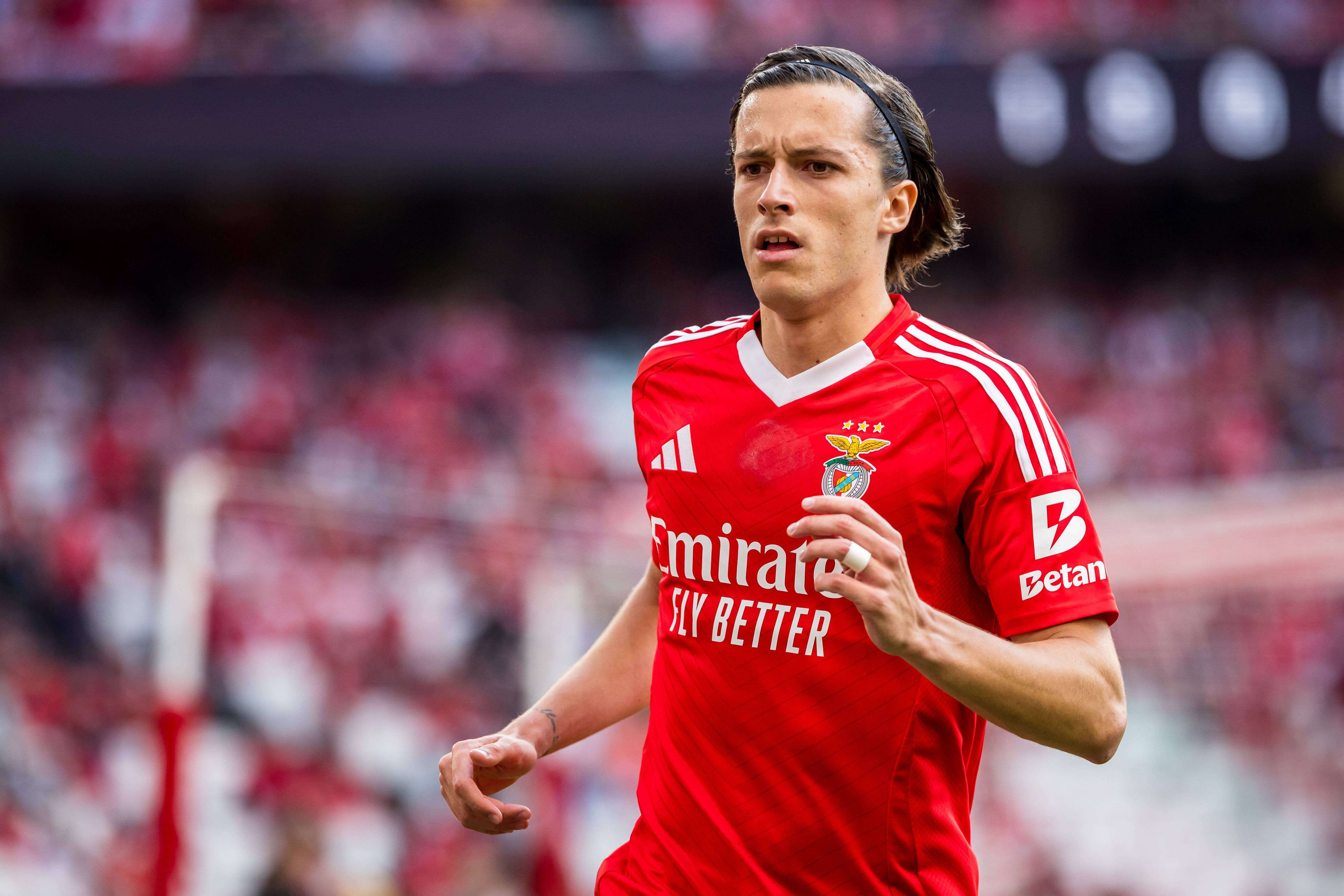  Álvaro Carreras, jugador del Benfica