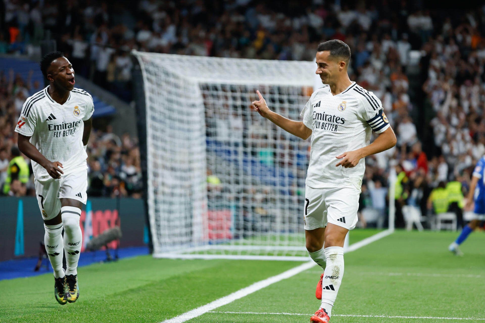  Lucas Vázquez celebra su gol en el Real Madrid-Alavés (FOTO: EFE).
