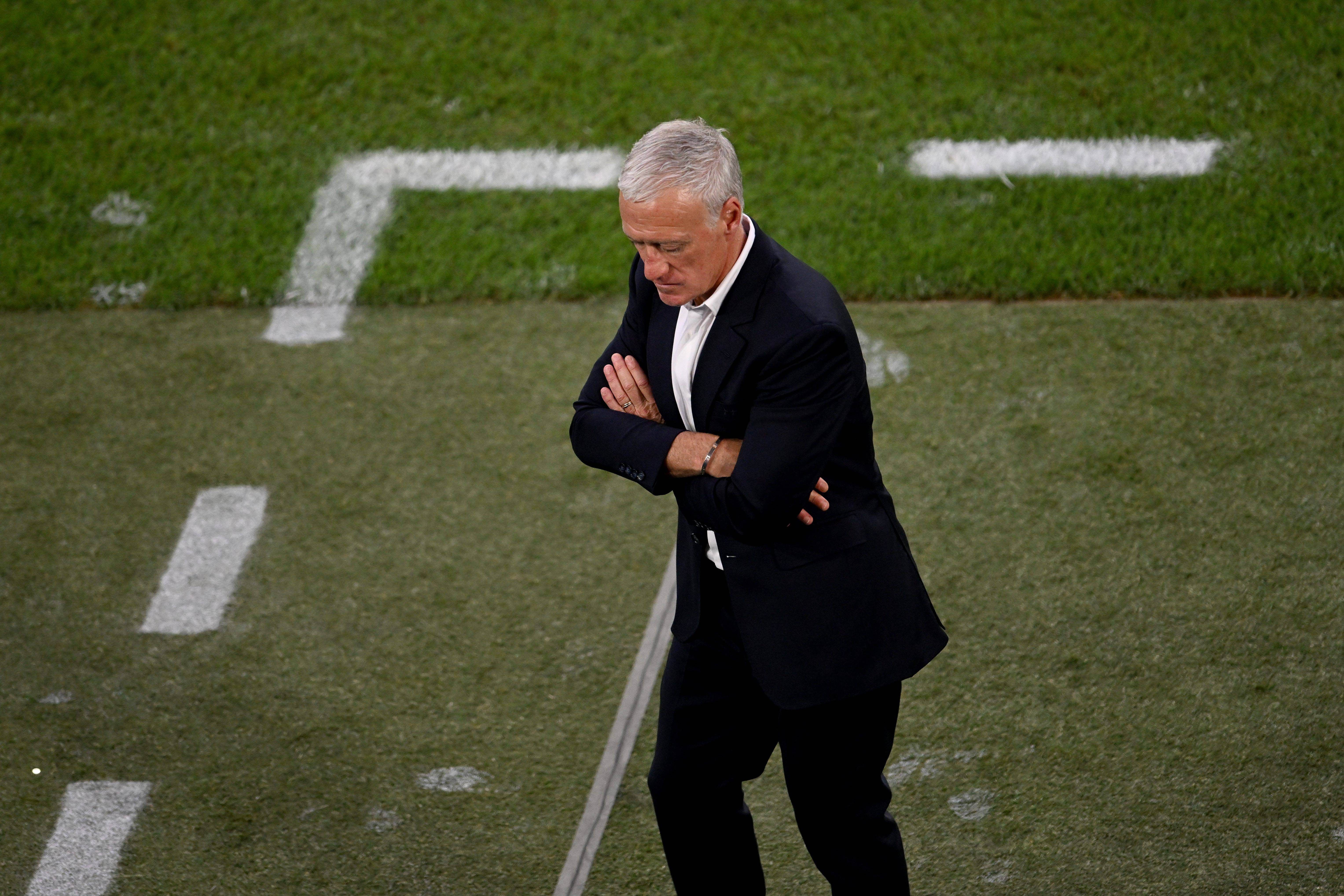  Didier Deschamps en el Austria - Francia