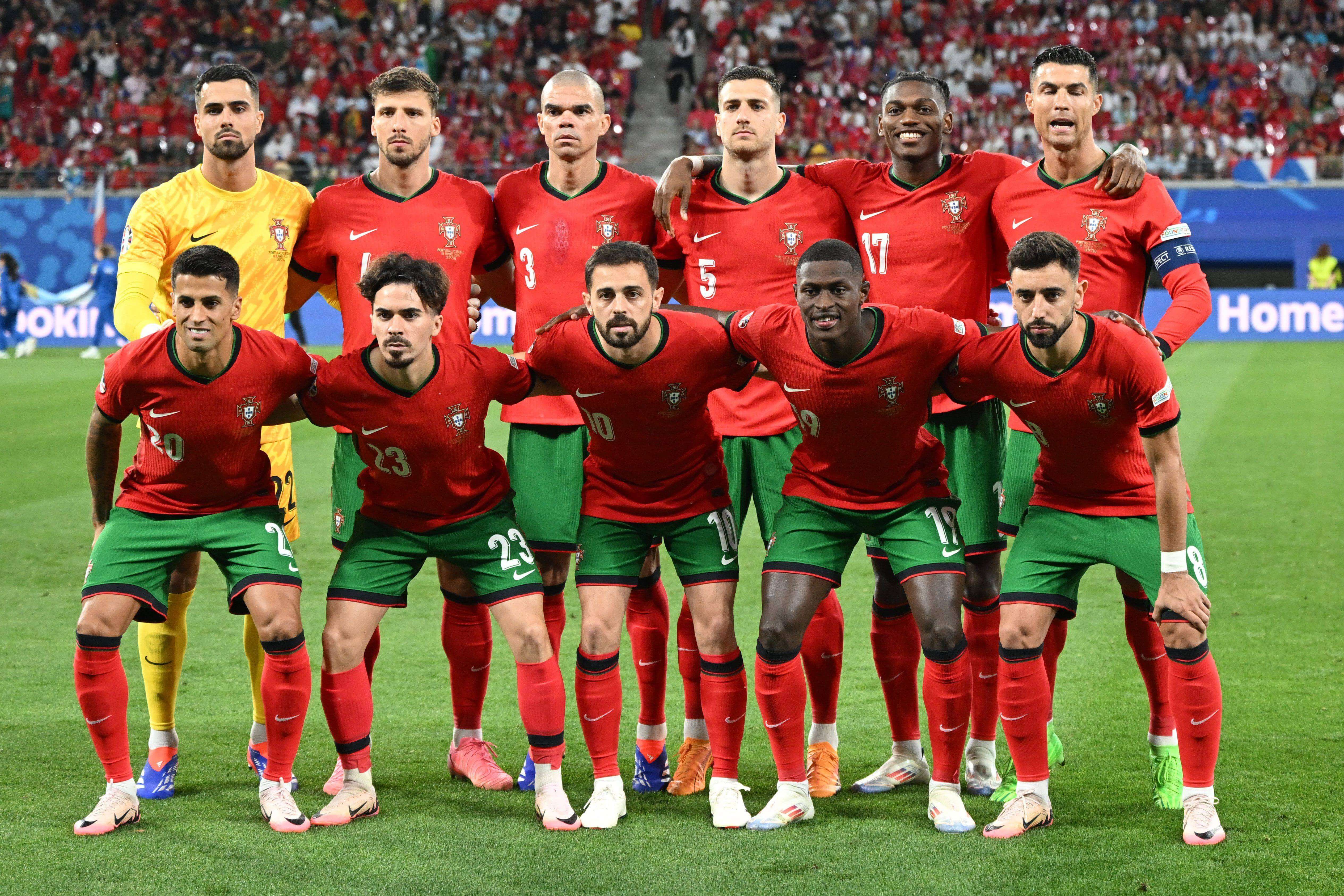  Once inicial de Portugal frente a República Checa