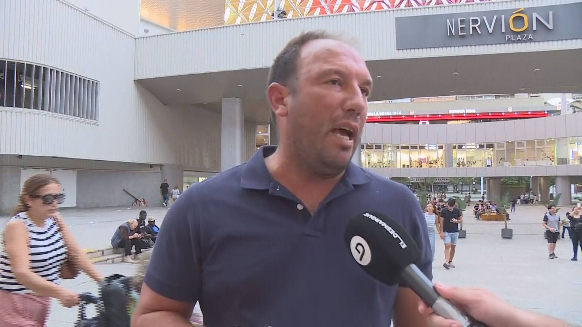  El socio del Sevilla y su gesto con su hijo