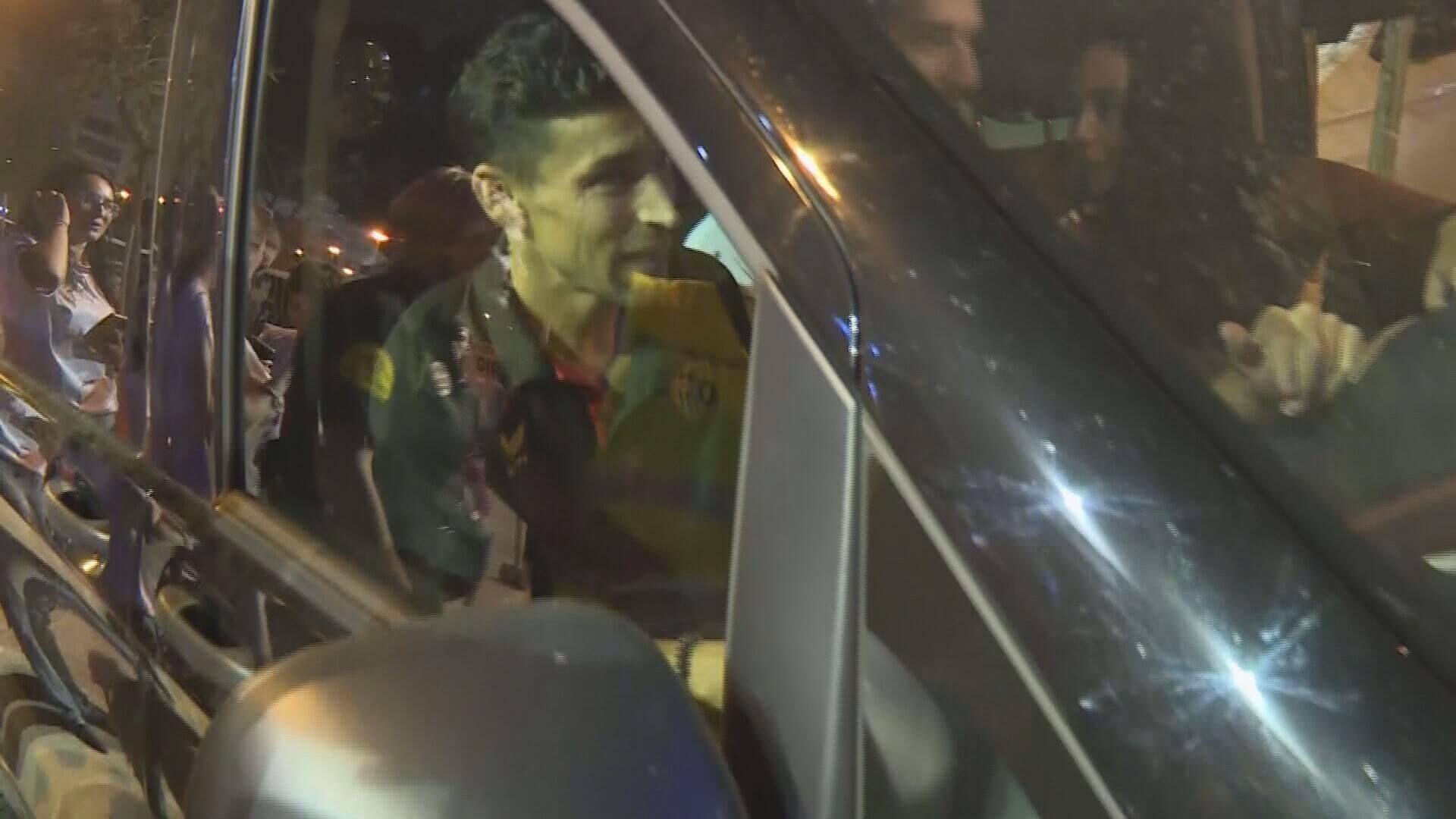 Jesús Navas saliendo del Sánchez Pizjuán