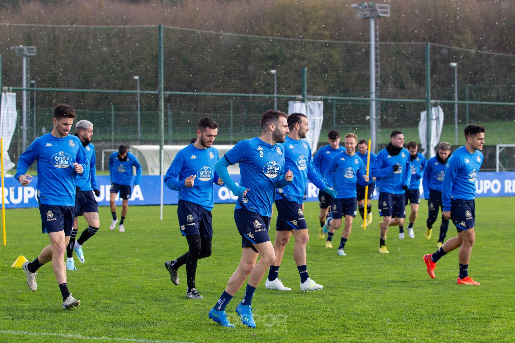  Entrenamiento del Deportivo en Abegondo
