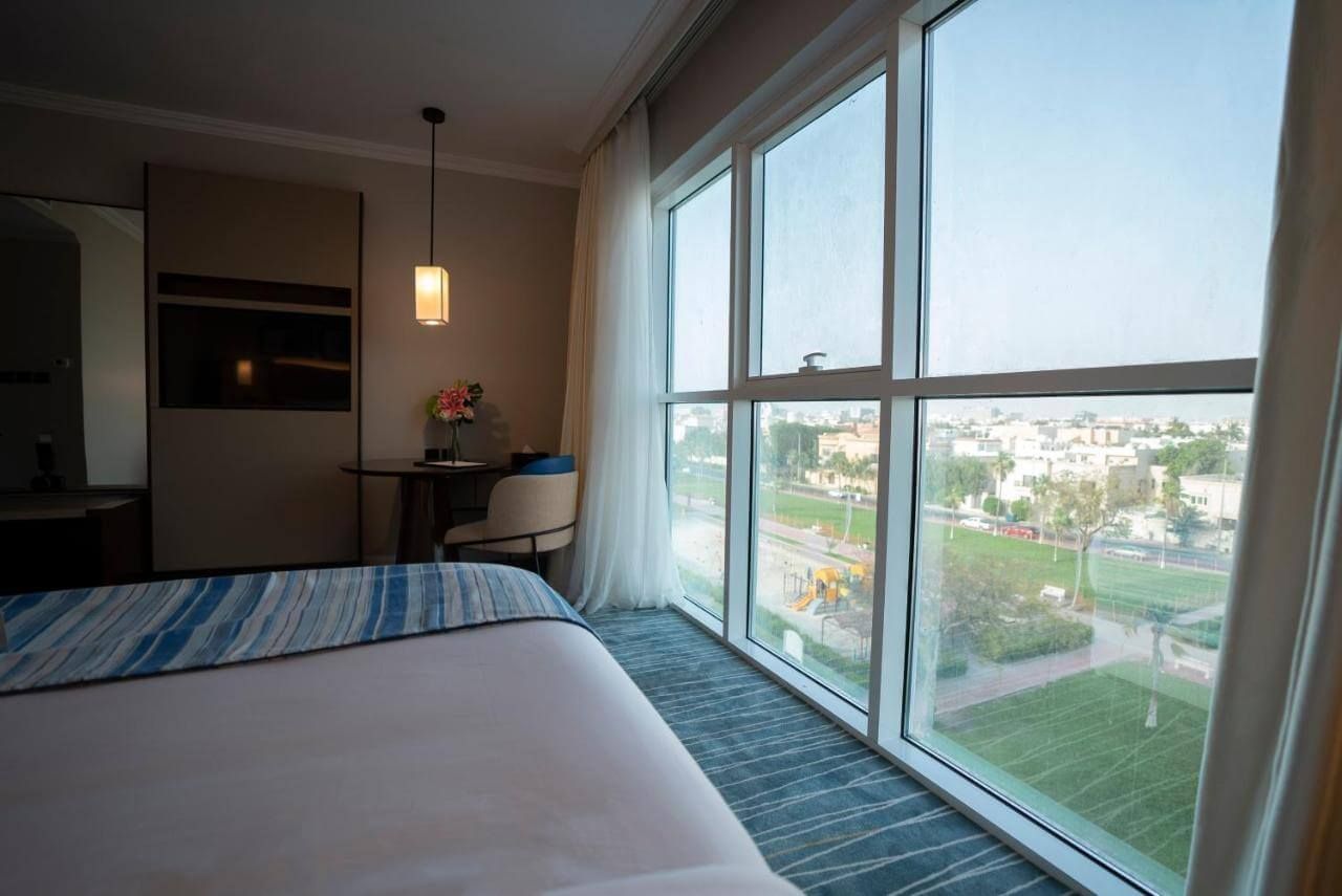 Habitación exterior del Hotel Al Corniche de Yeda, Arabia Saudí.