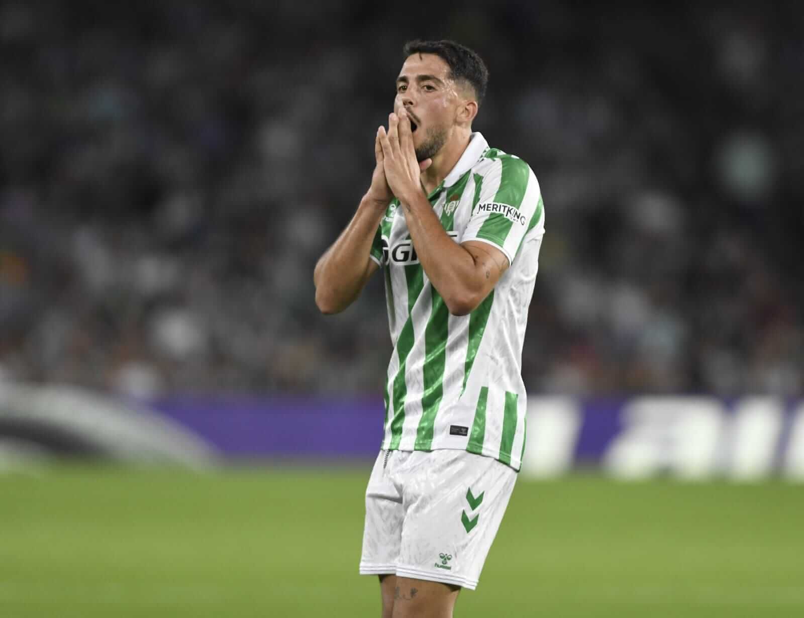  Pablo Fornals se lamenta de una ocasión fallida ante el Copenhague