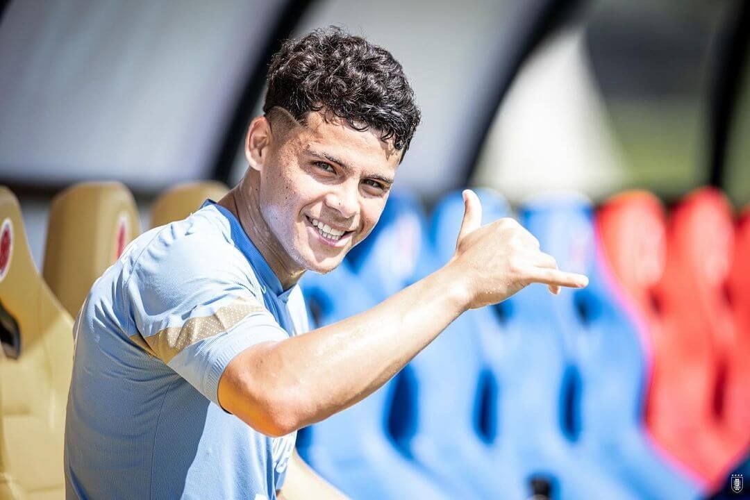  Maximiliano Araújo, con Uruguay.