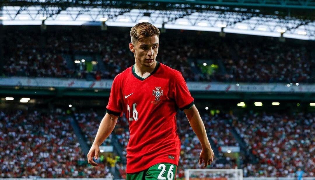  Francisco Conceiçao, con la selección de Portugal.