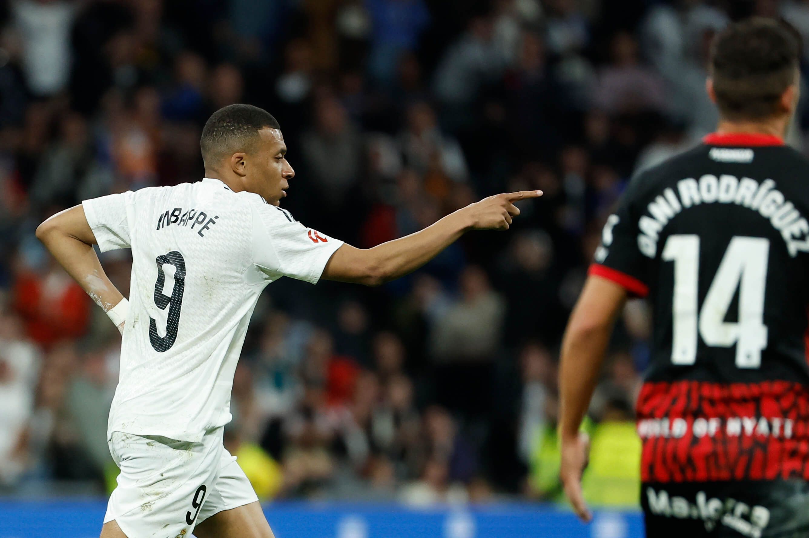  Kylian Mbappé celebra su gol ante el Mallorca
