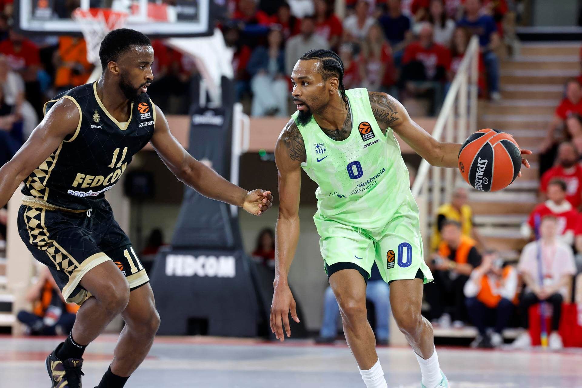 Mónaco y Barcelona en los playoffs de la Euroliga (EFE)