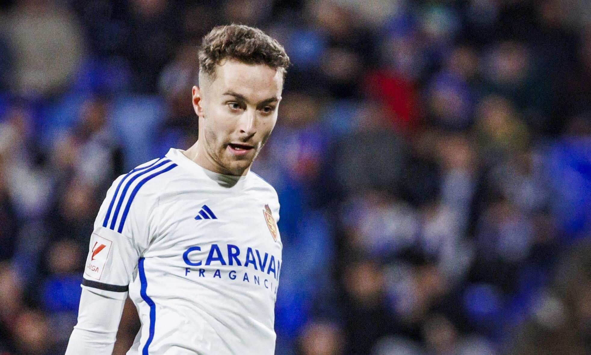  Marc Aguado, en el Zaragoza - Cartagena.