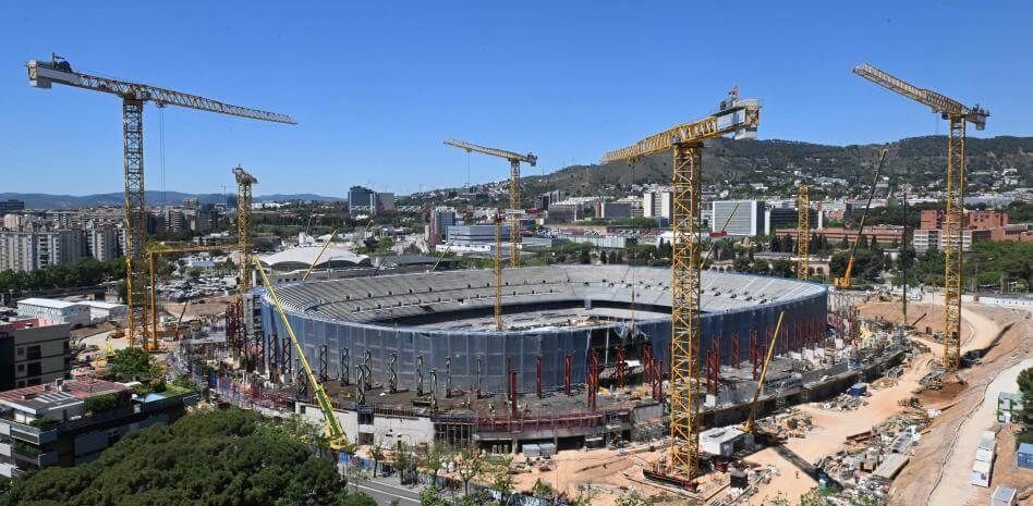  Las obras del Spotify Camp Nou (EFE)