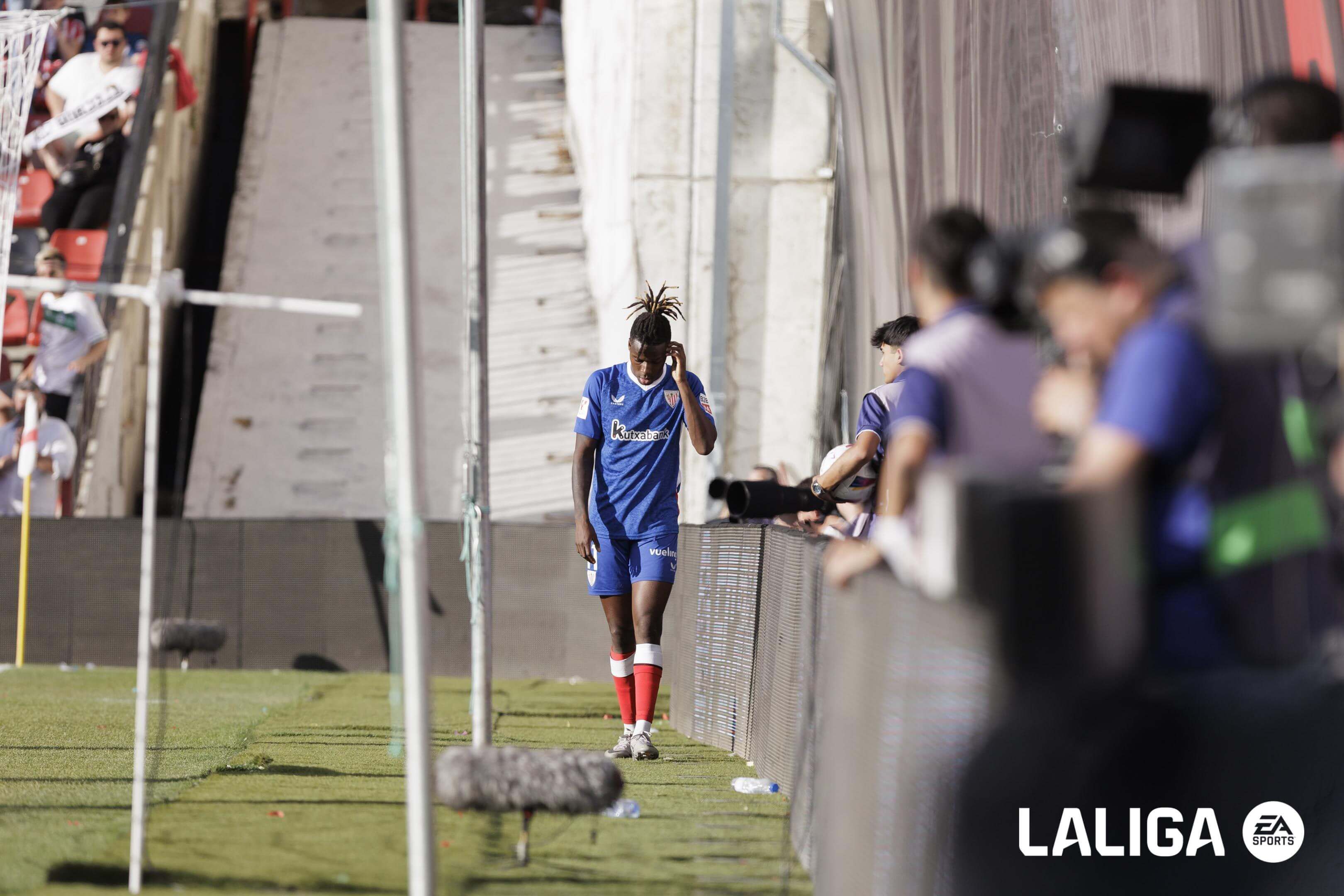 Gol de Nico Williams ante el Rayo en Vallecas.