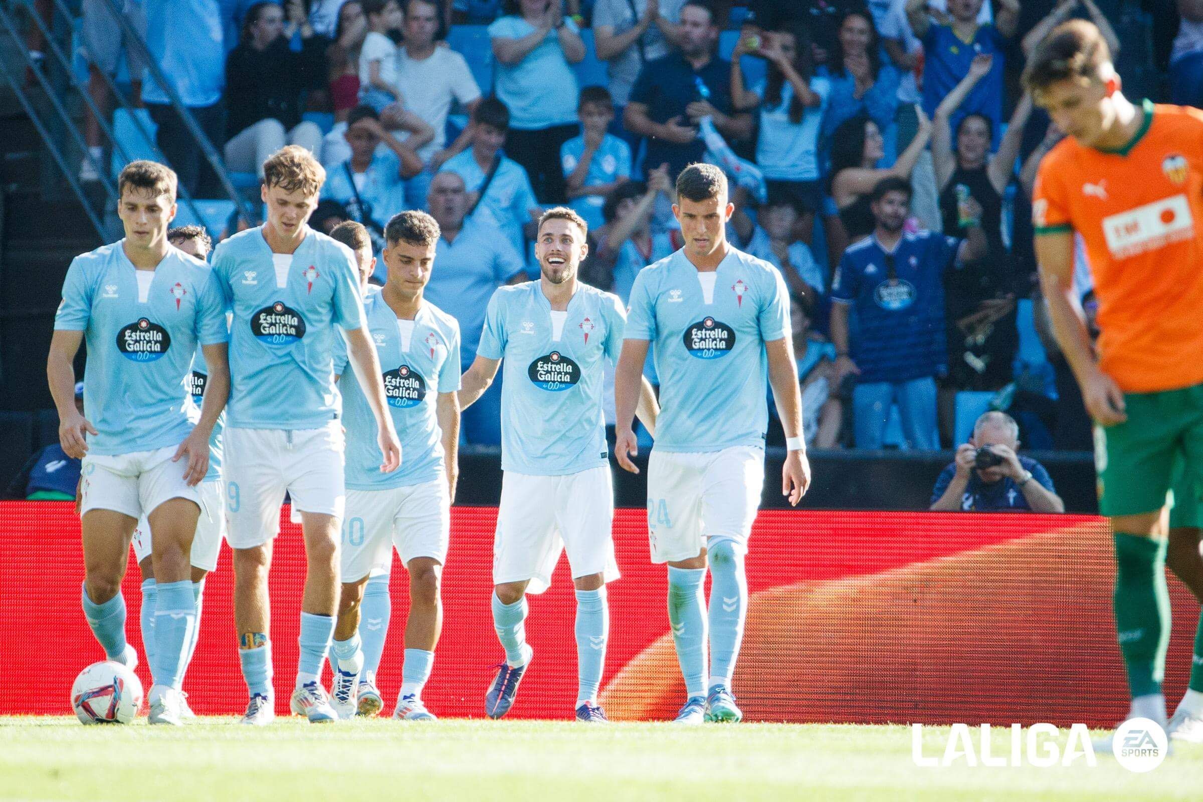  Gol de Óscar Mingueza en el Celta - Valencia.