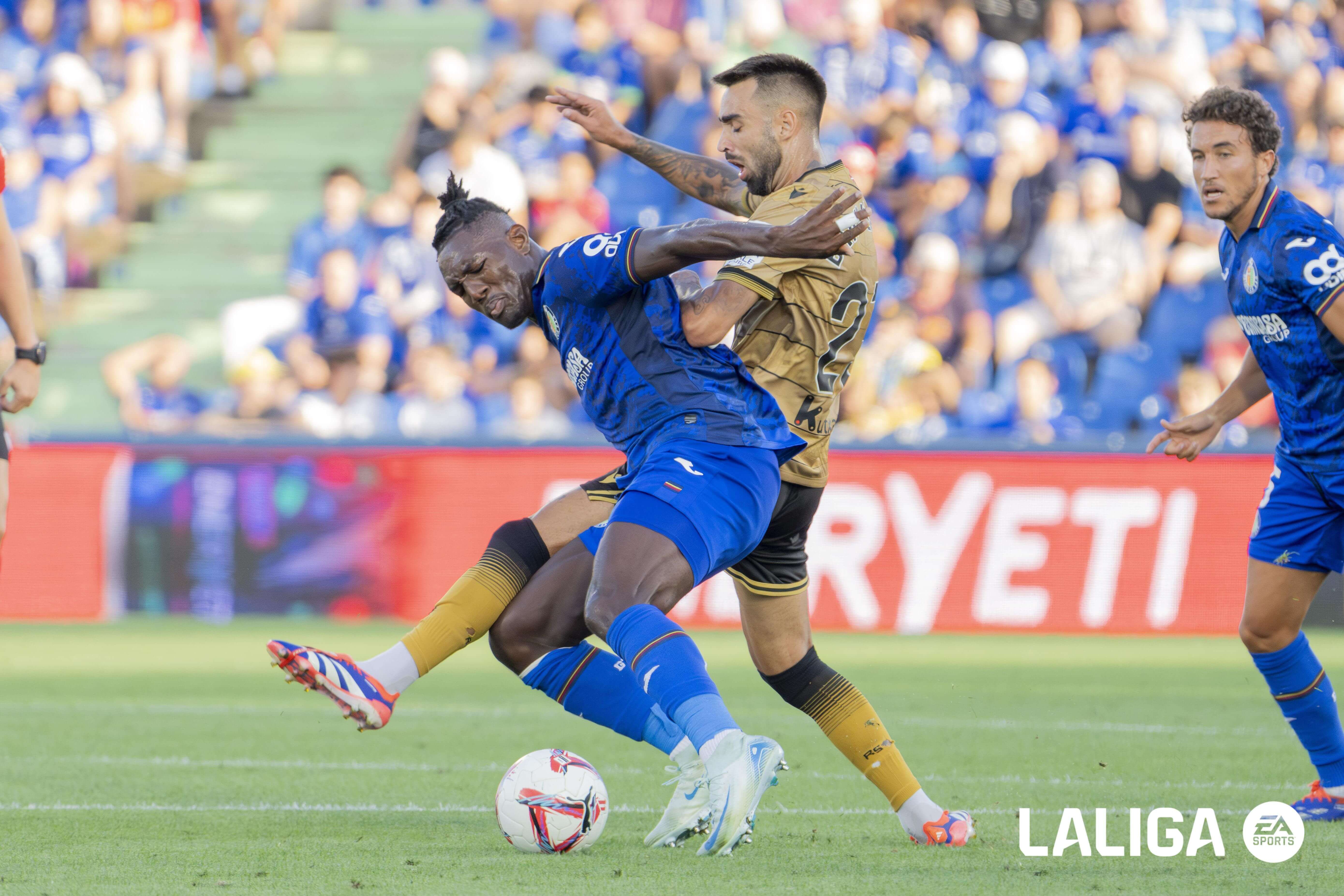 Brais Méndez, en el Getafe - Real Sociedad.