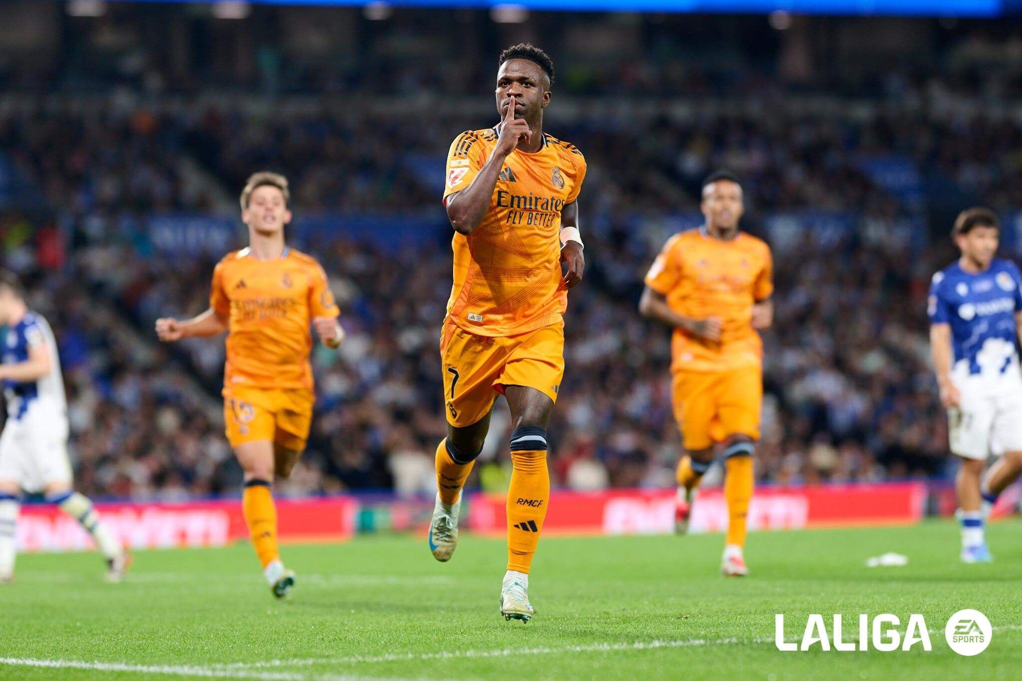  Vinicius manda callar al Reale Arena en el Real Sociedad - Real Madrid.