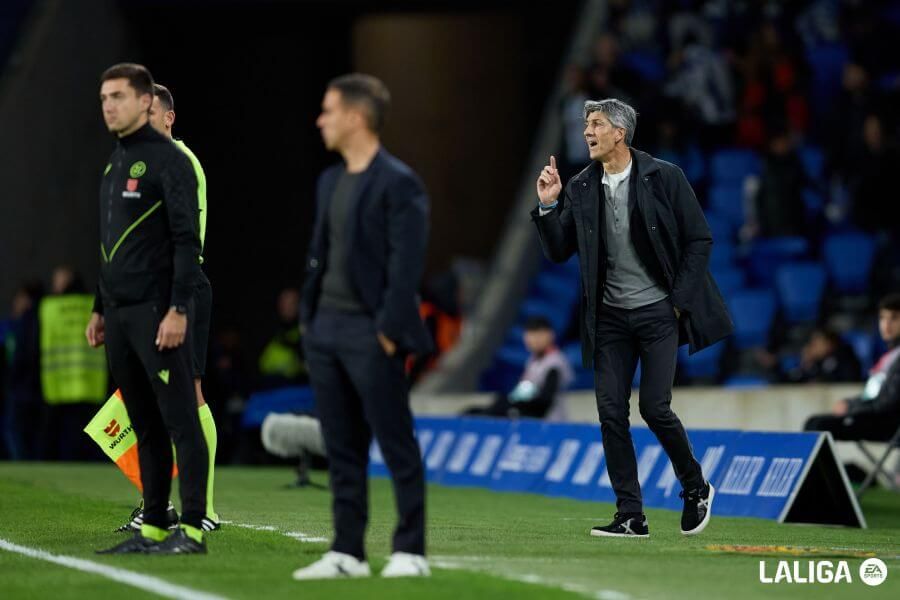 Imanol ante el Leganés en el Reale Arena.