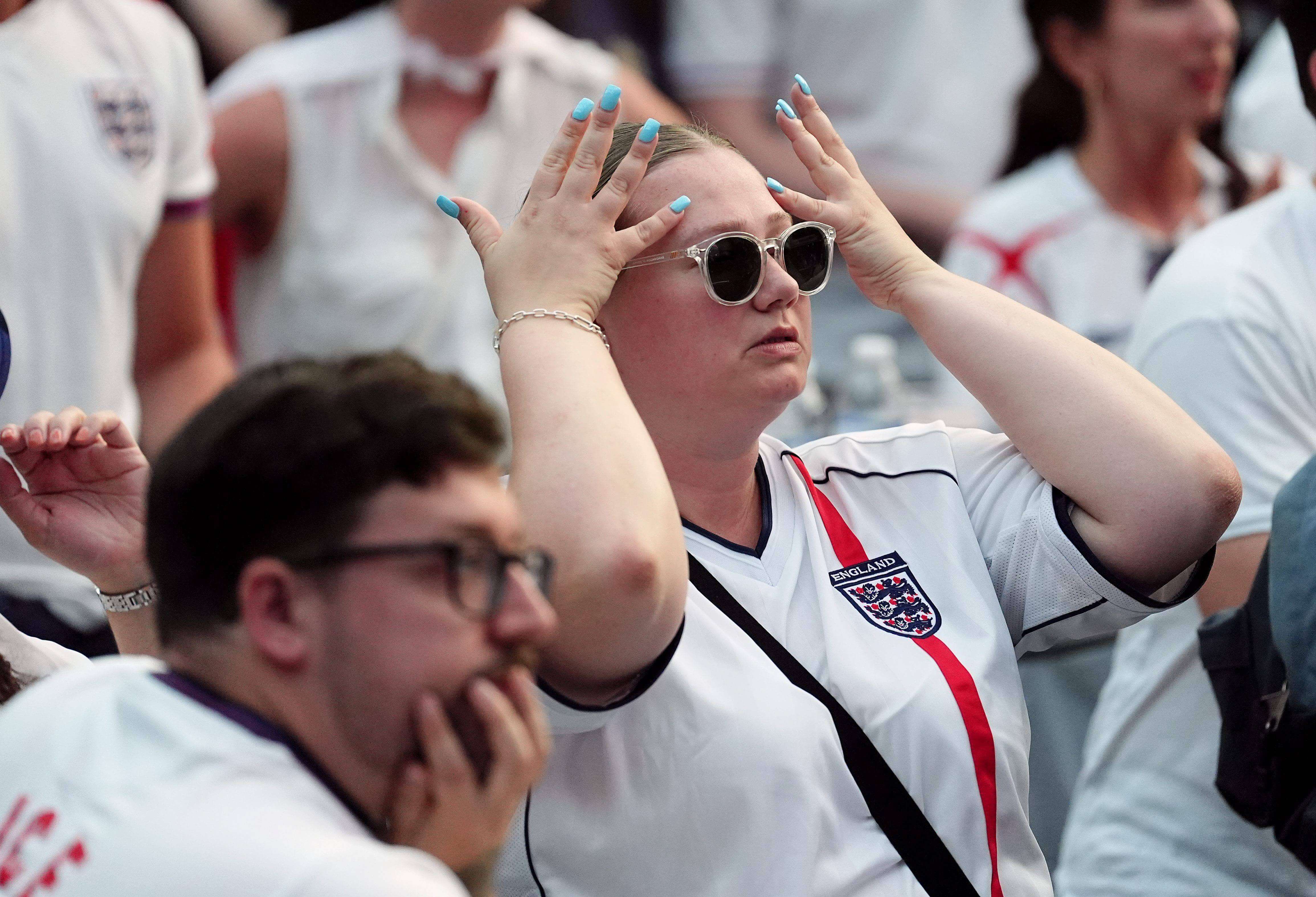 Sufrimiento en la afición inglesa (Cordon Press)