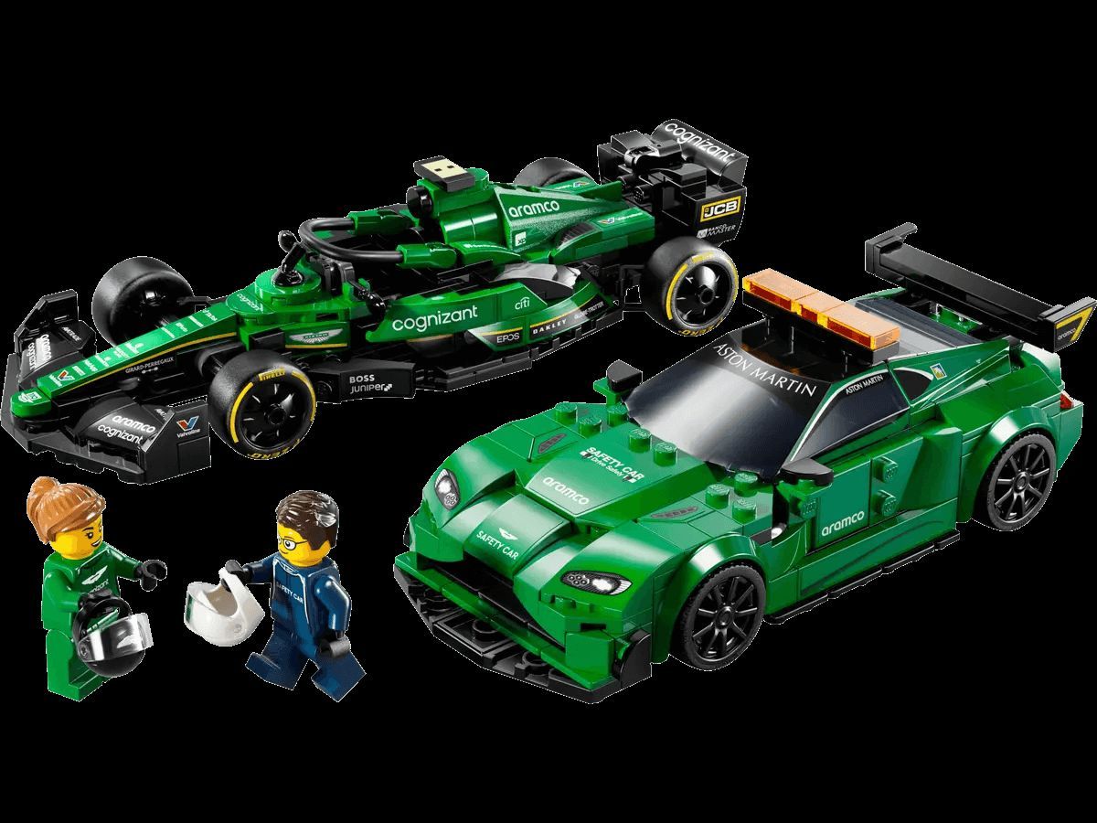 El LEGO de Safety Car de Aston Martin (@AstonMartinF1)