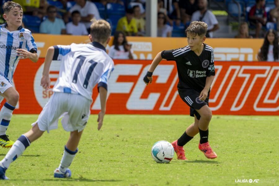 Benja Suárez, en LALIGA FC Futures de Orlando.