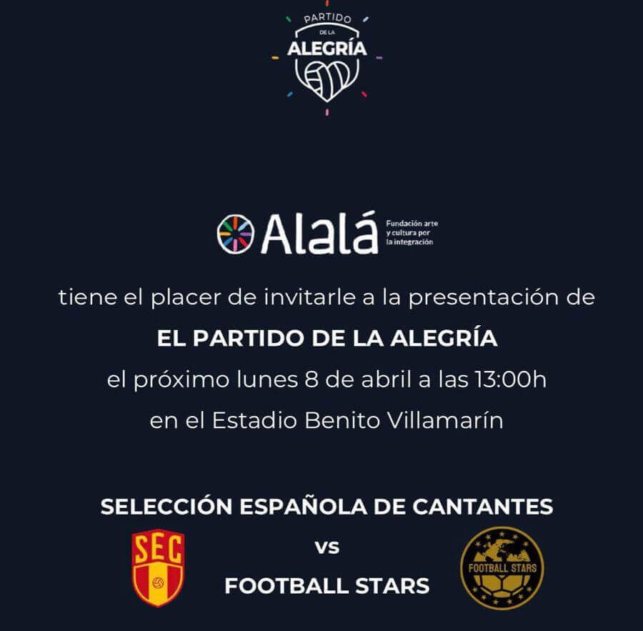  El Partido de la Alegría que se jugará en el Benito Villamarín (ElPartidoDeLaAlegría)
