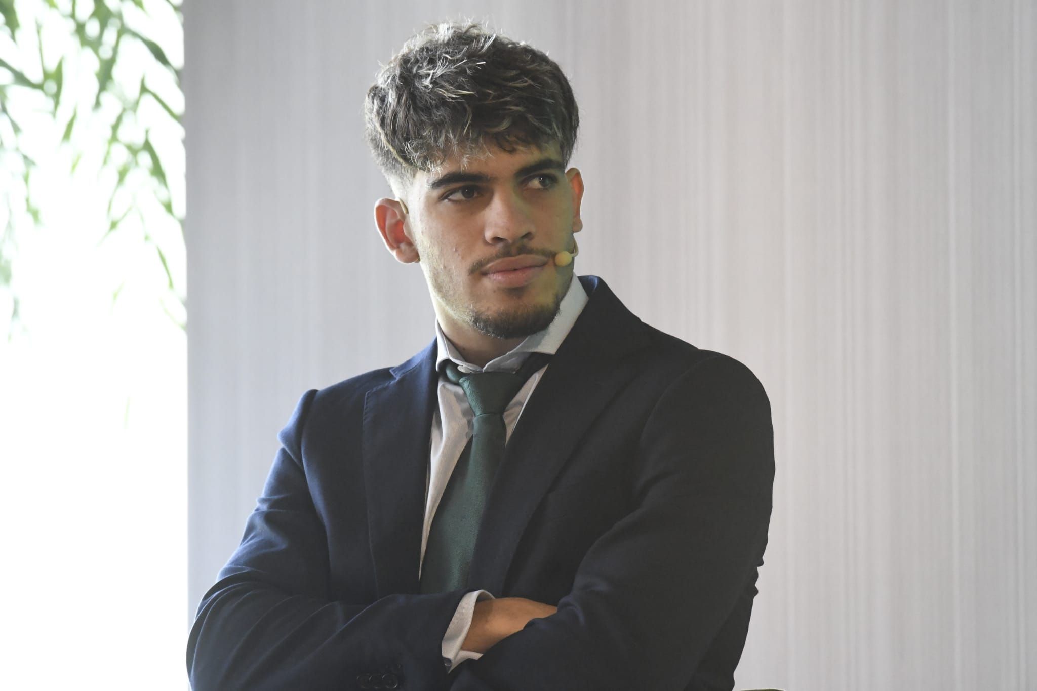 Abde, durante su presentación.