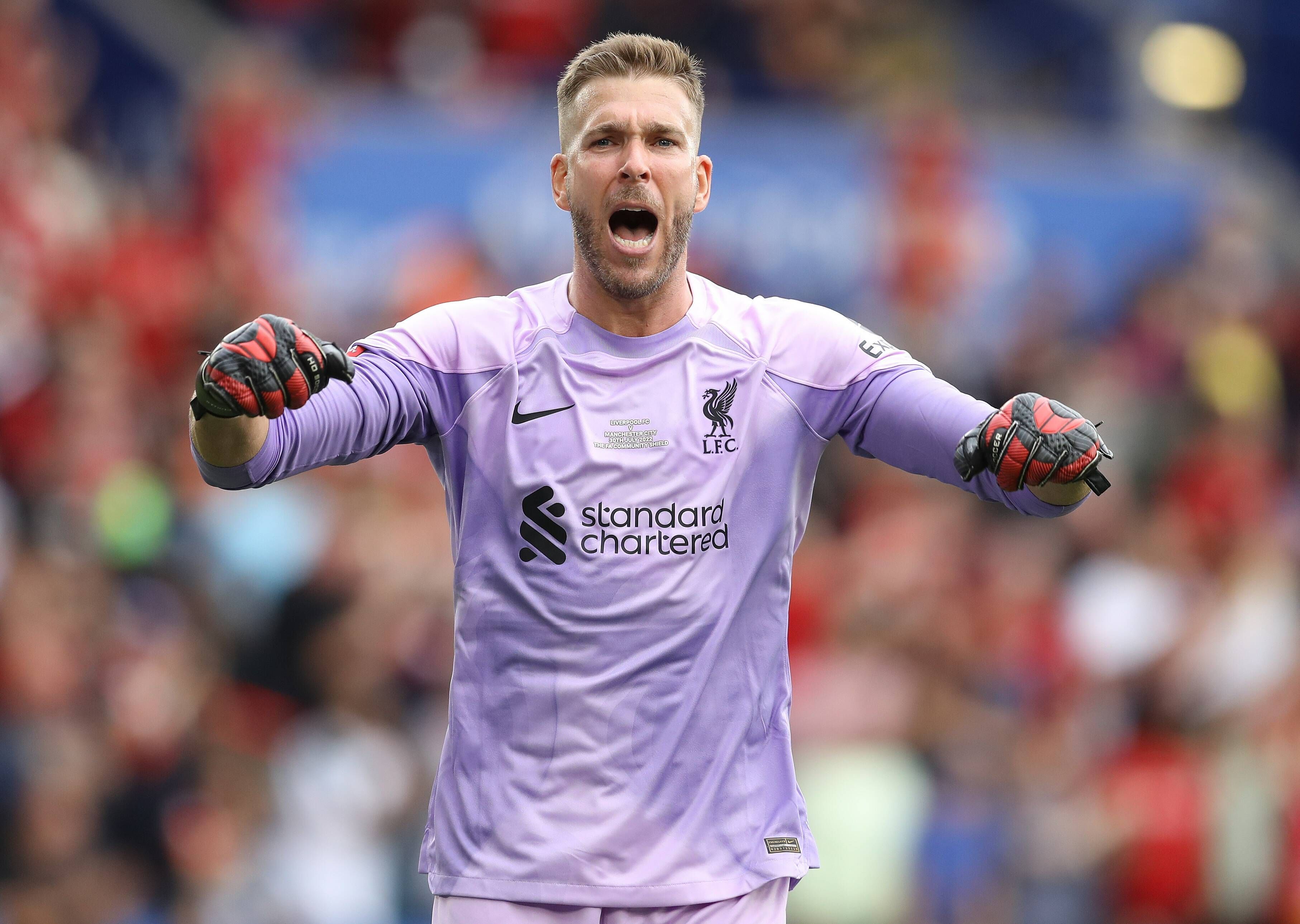 Adrián San Miguel, celebrando el triunfo ante el City.