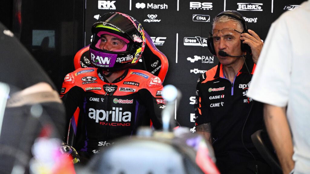  Aleix Espargaró, durante esta temporada de MotoGP.