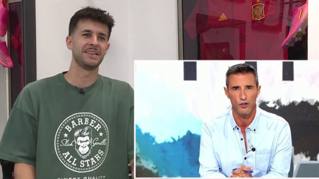  Alejandro, peluquero de la Selección, quiere hacerle un nuevo look a Larrañaga