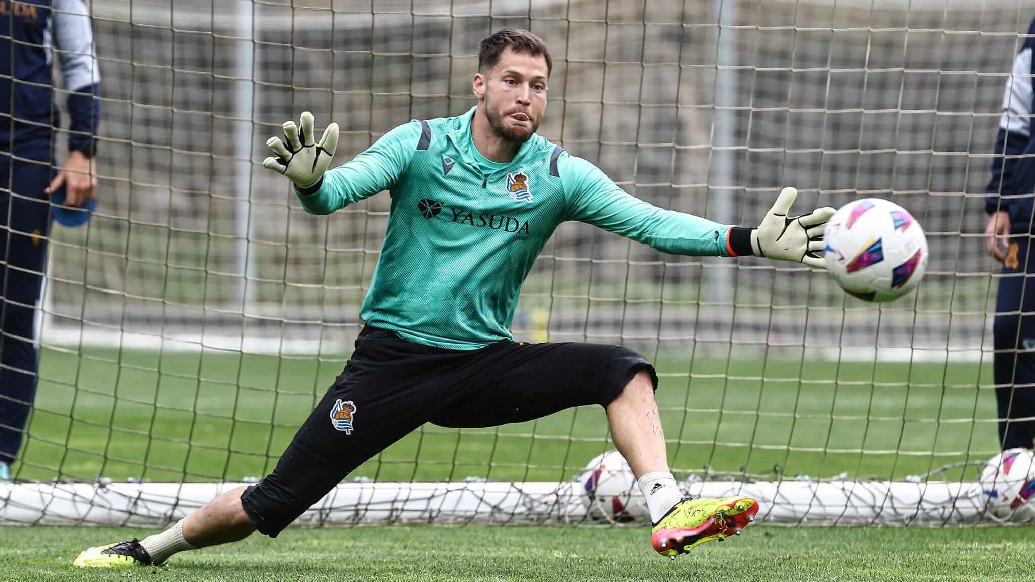  Álex Remiro, portero dd la Real Sociedad.