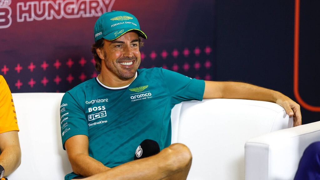  Fernando Alonso, en el Gran Premio de Hungría.
