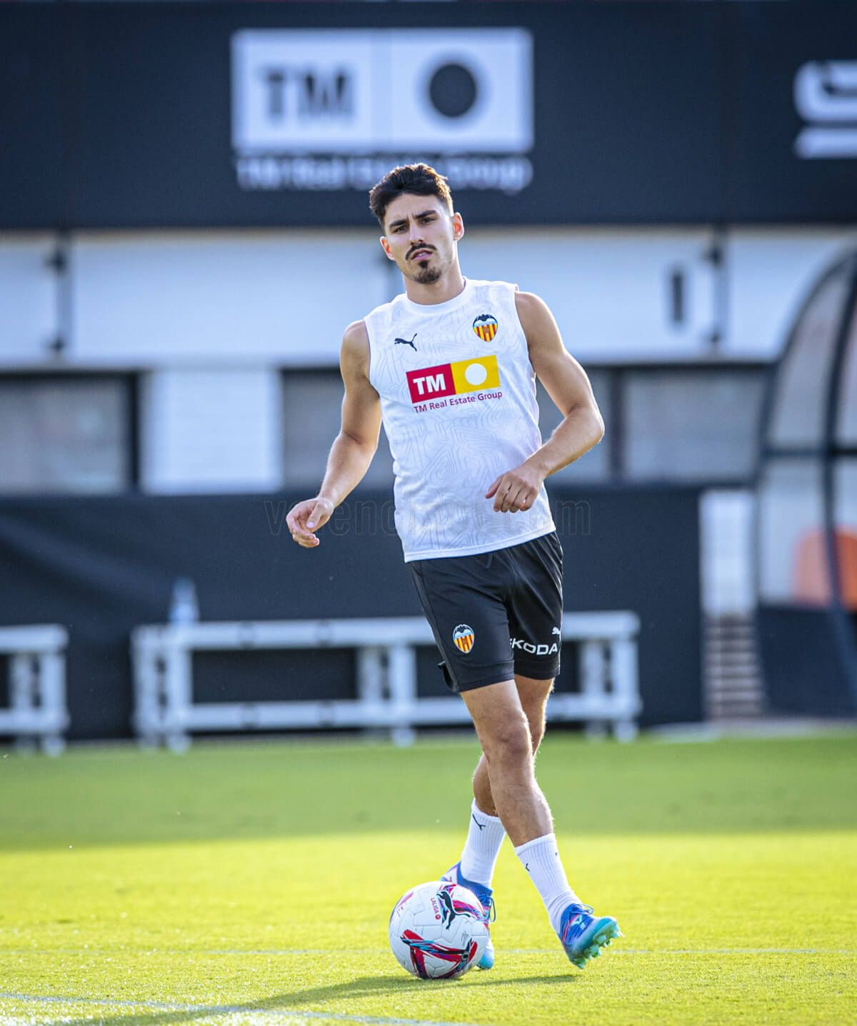 André Almeida, en un entrenamiento.