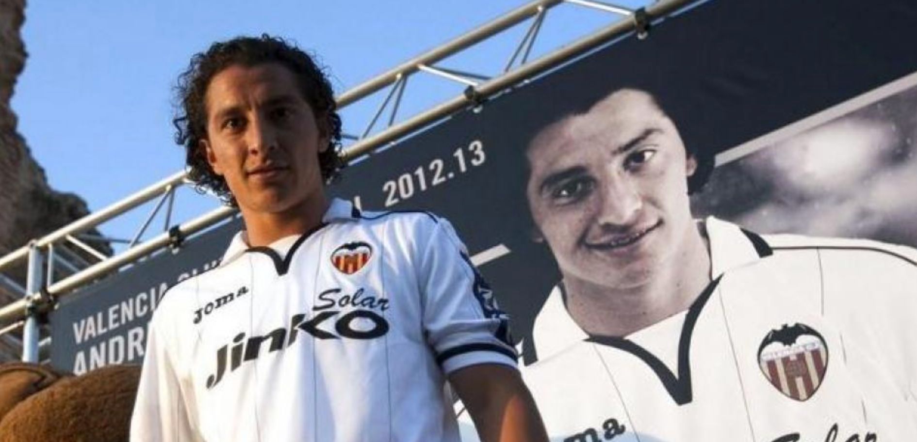 Andres Guardado en el Valencia.