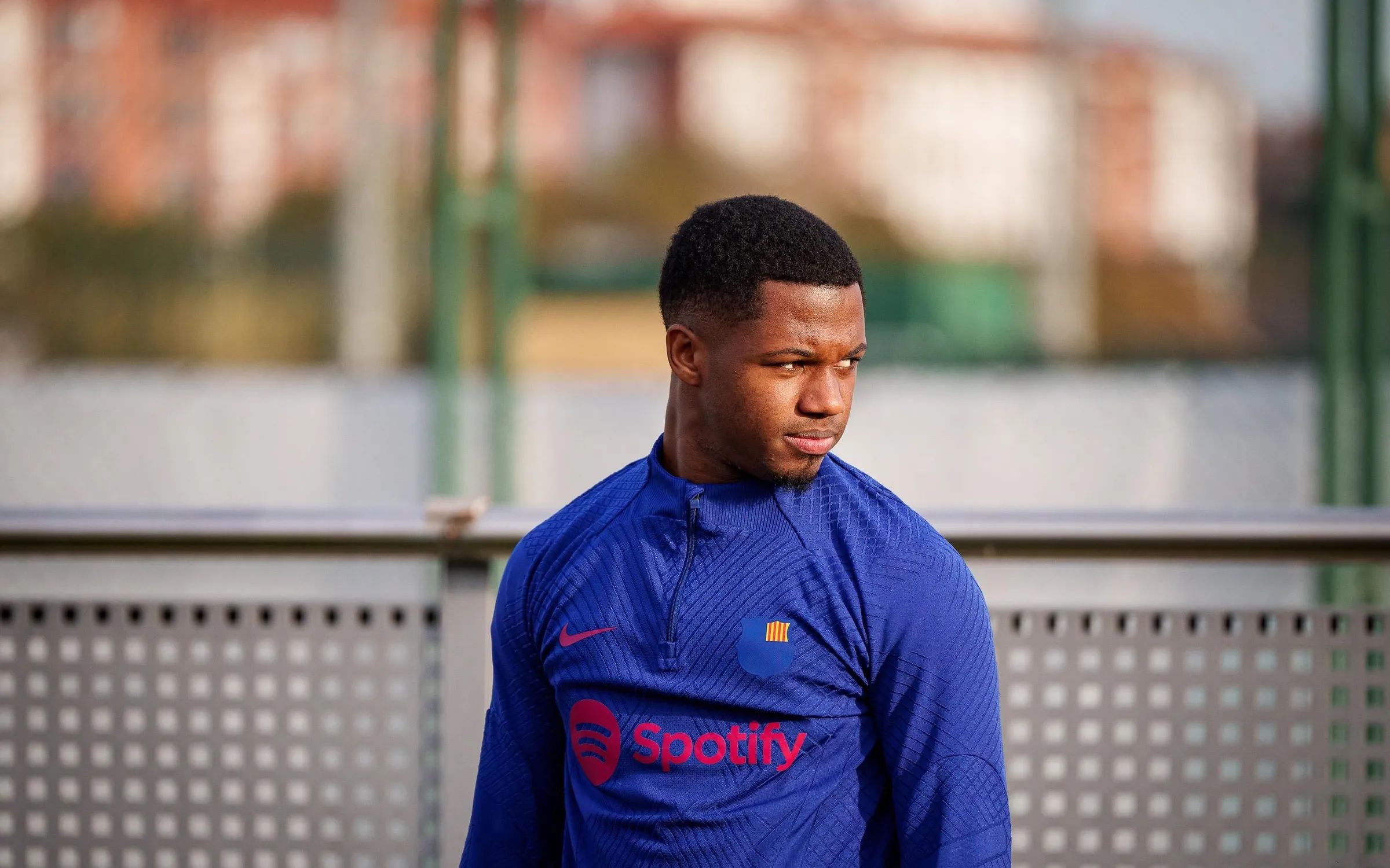  Ansu Fati, en una sesión del Barcelona.