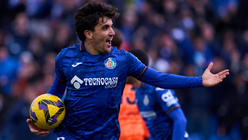  Arambarri, en un partido del Getafe (Cordon Press)