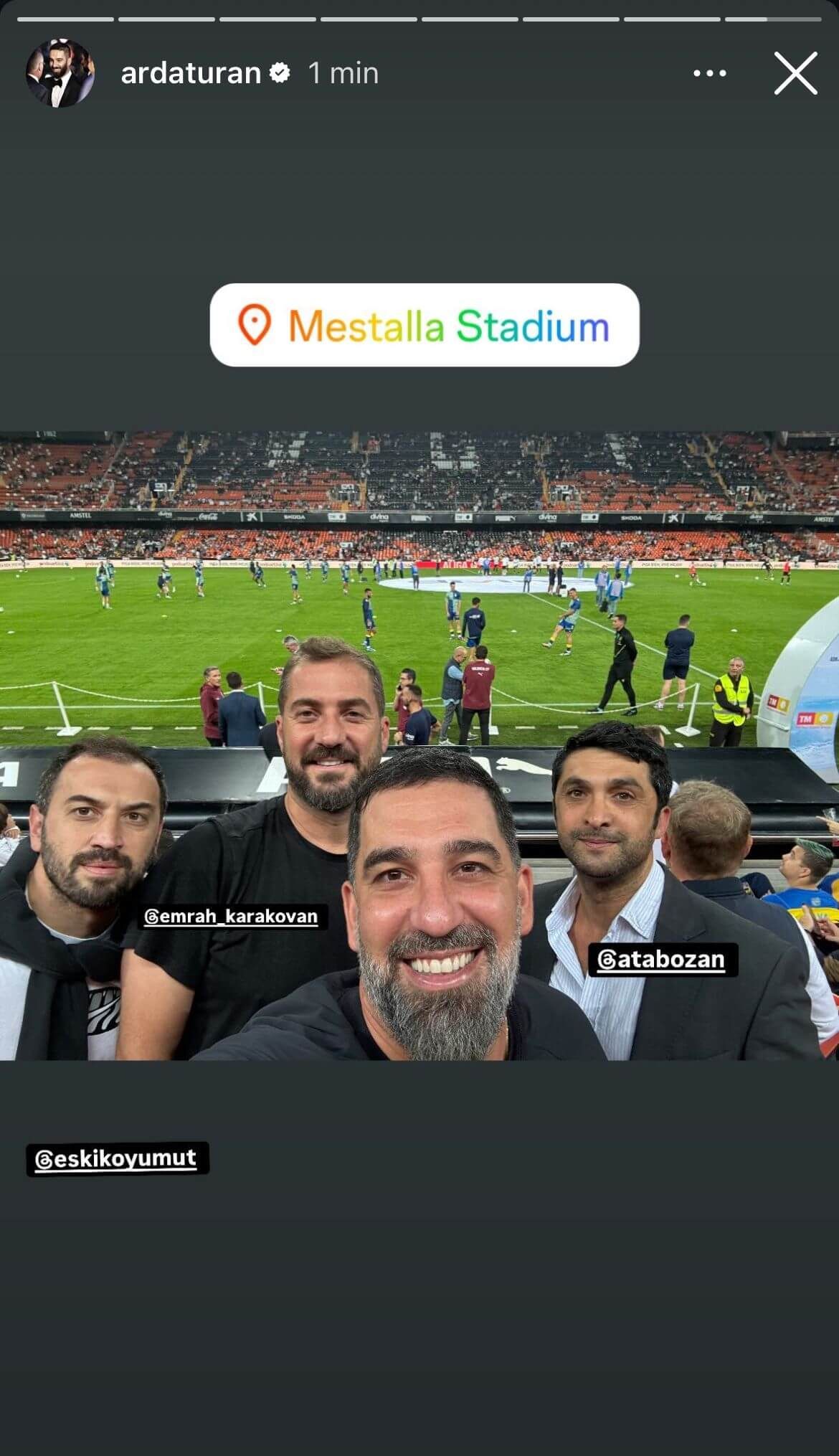  Arda Turan en Mestalla