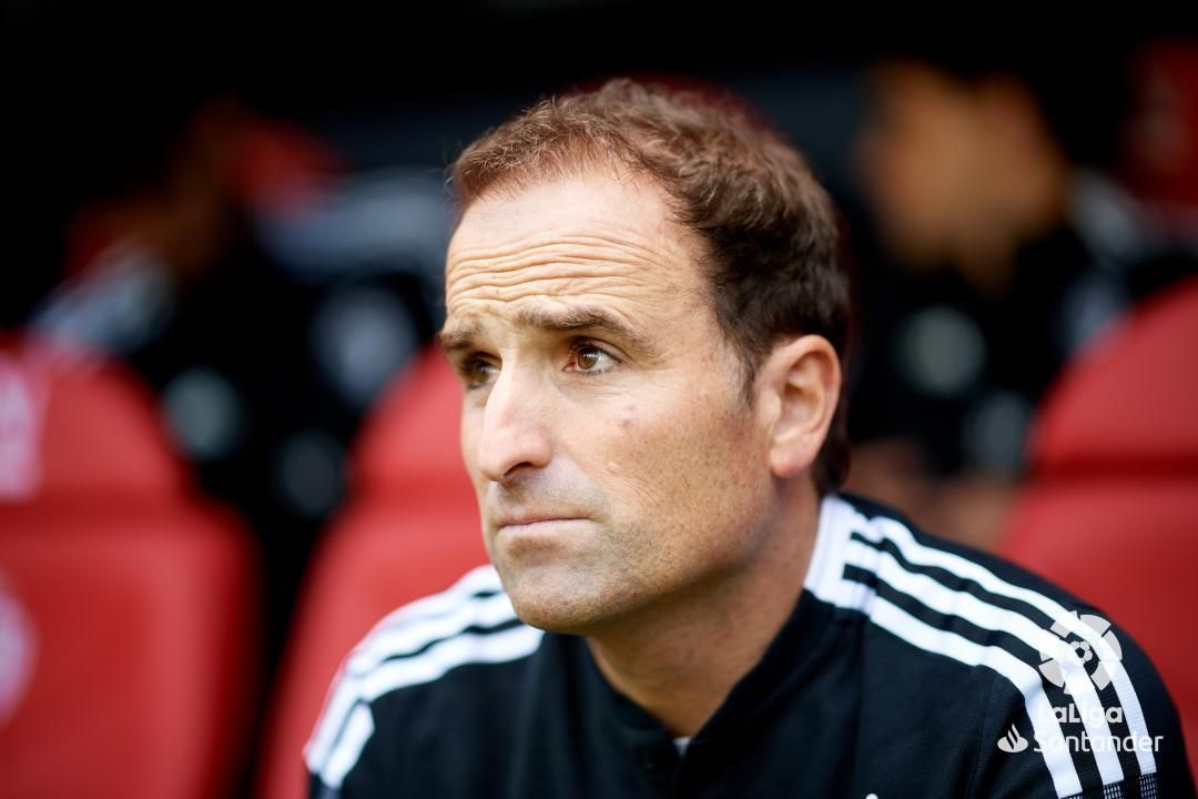  Jagoba Arrasate, en un partido de Osasuna.