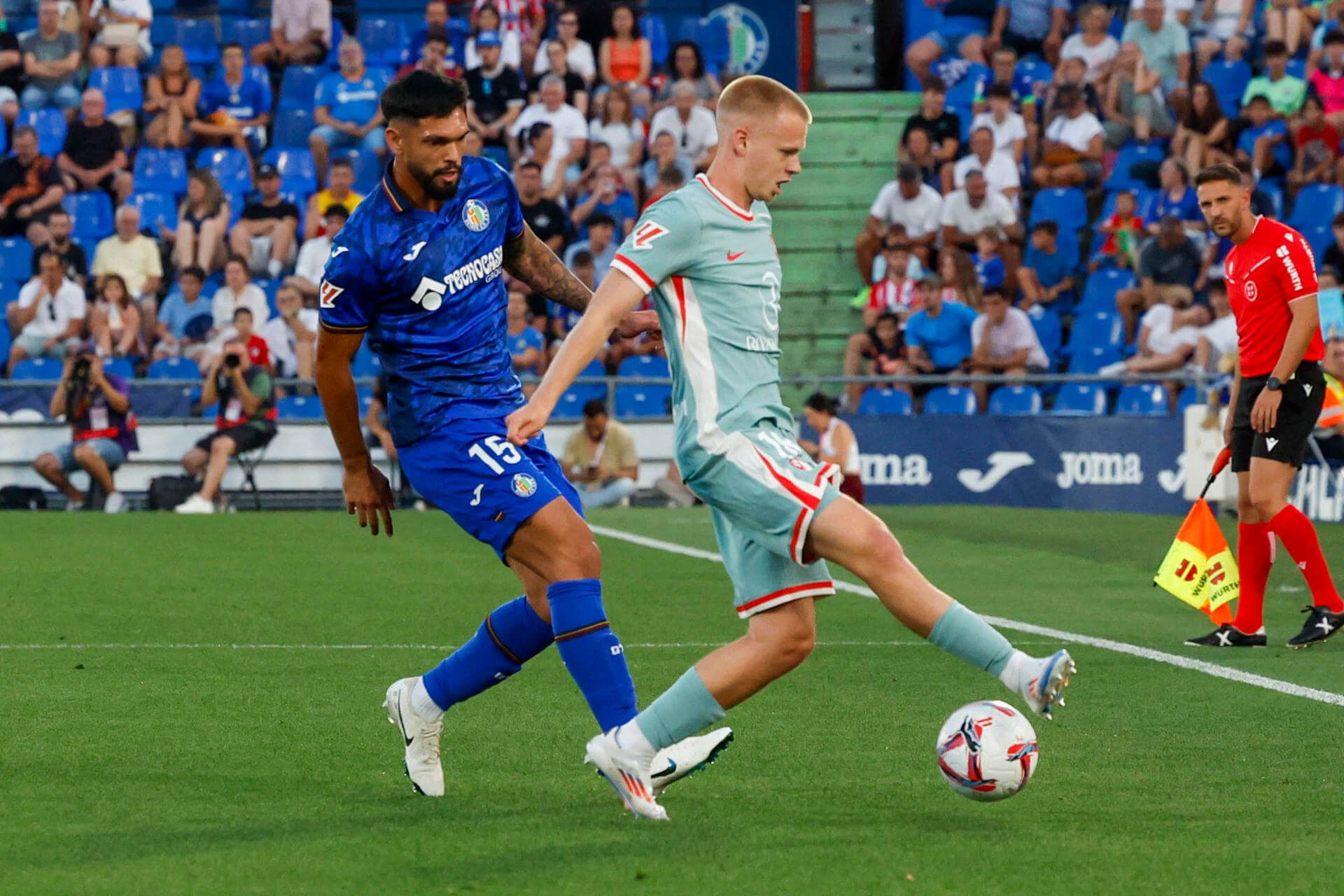  Arthur Vermeeren, en el amistoso de pretemporada ante el Getafe.