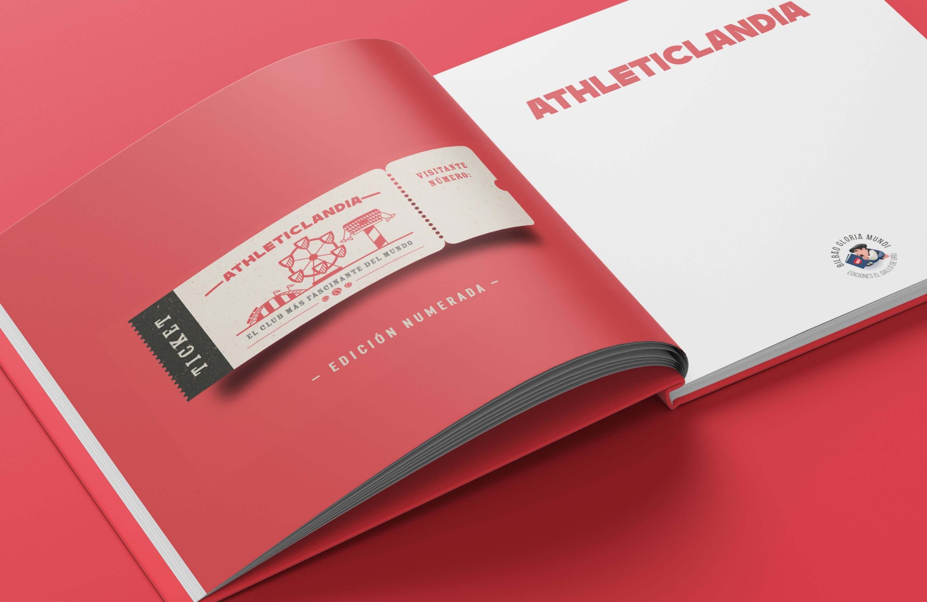  Edición numerada del libro 'Athleticlandia', definido como un parque temático sobre el Athletic Club.