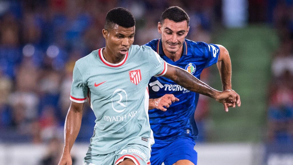  Reinildo en el Getafe-Atlético (Fuente: Cordon Press)