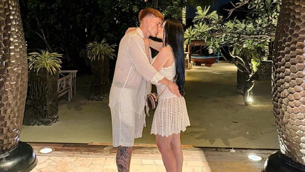  Valentín Barco y su pareja, Yazmín Jáureguy.