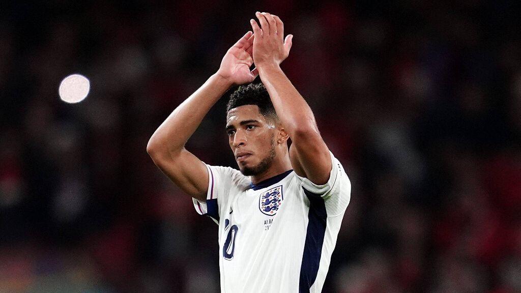  Jude Bellingham, en un partido con Inglaterra (Cordon Press)