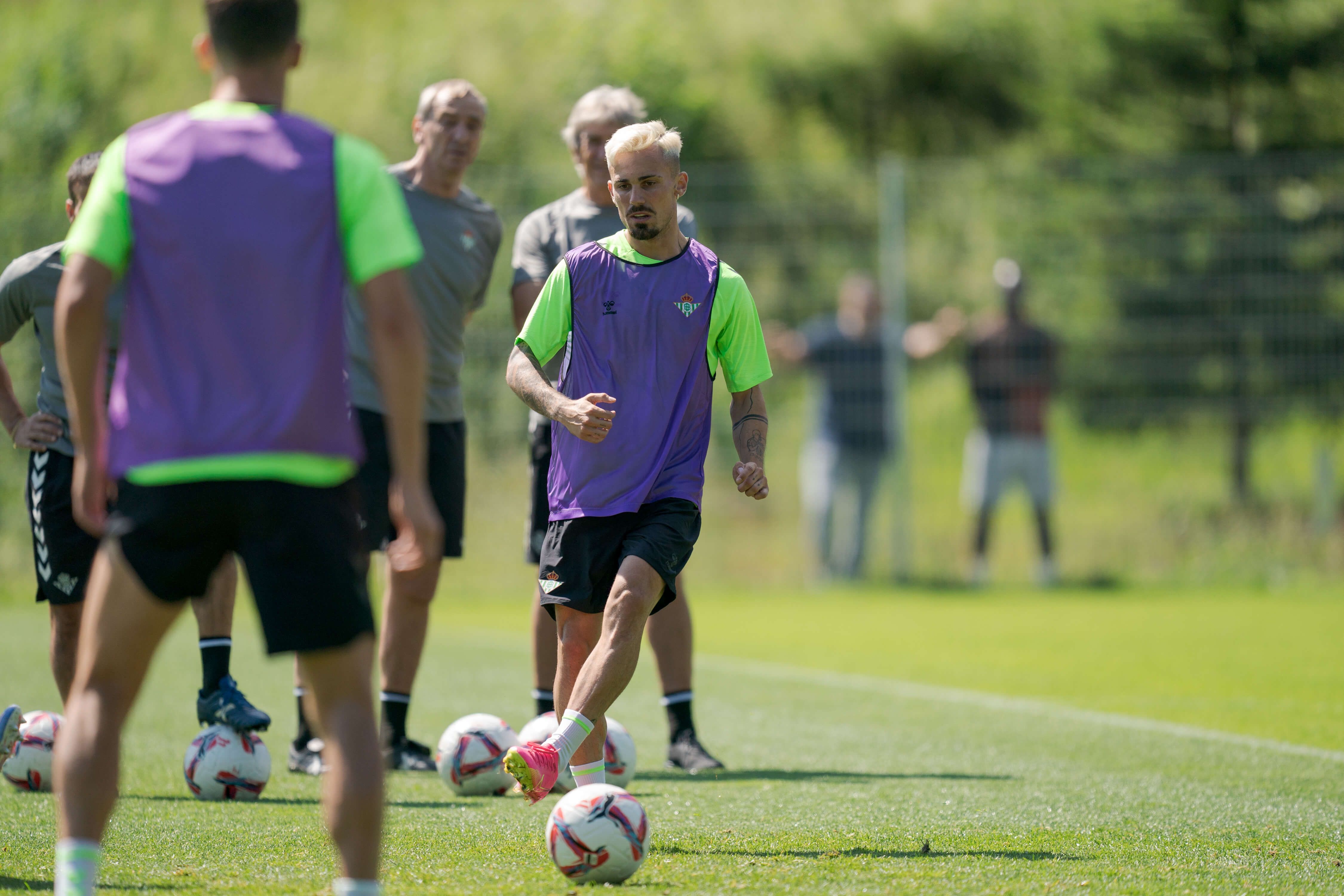 Rodri Sánchez, entrenando en Austria