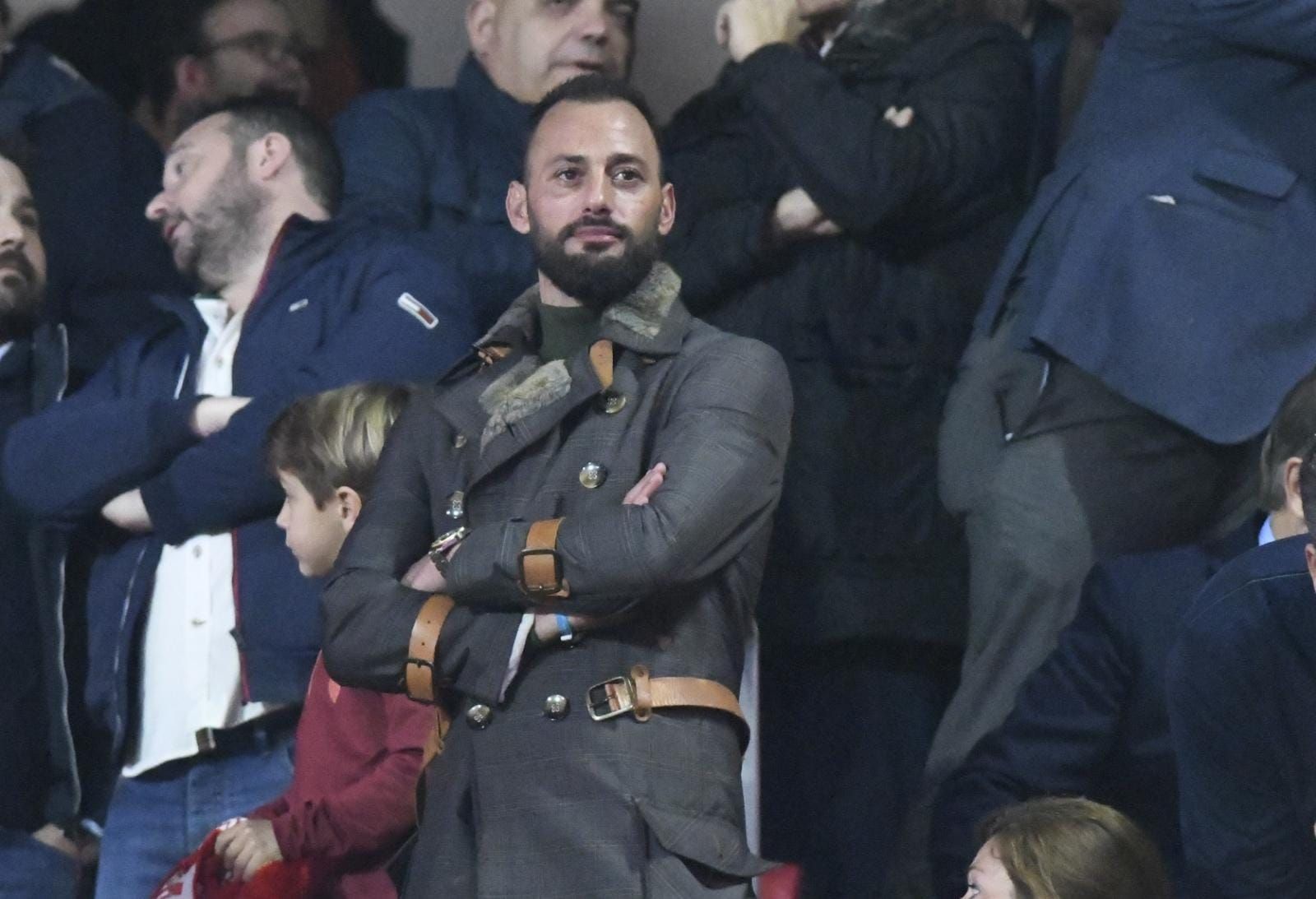 Beto, en el antepalco del Sánchez-Pizjuán