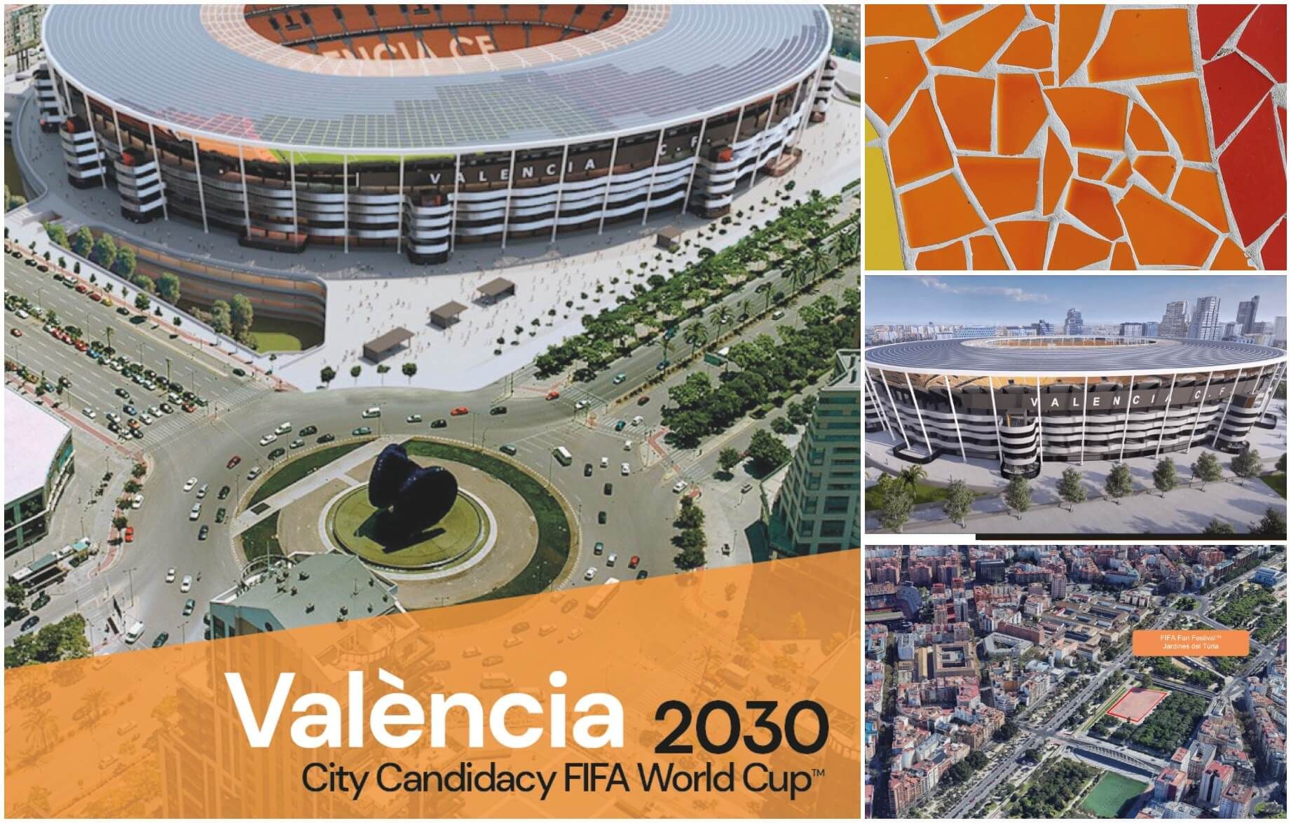  Bidbook presentado por Valencia a la FIFA con el Nou Mestalla