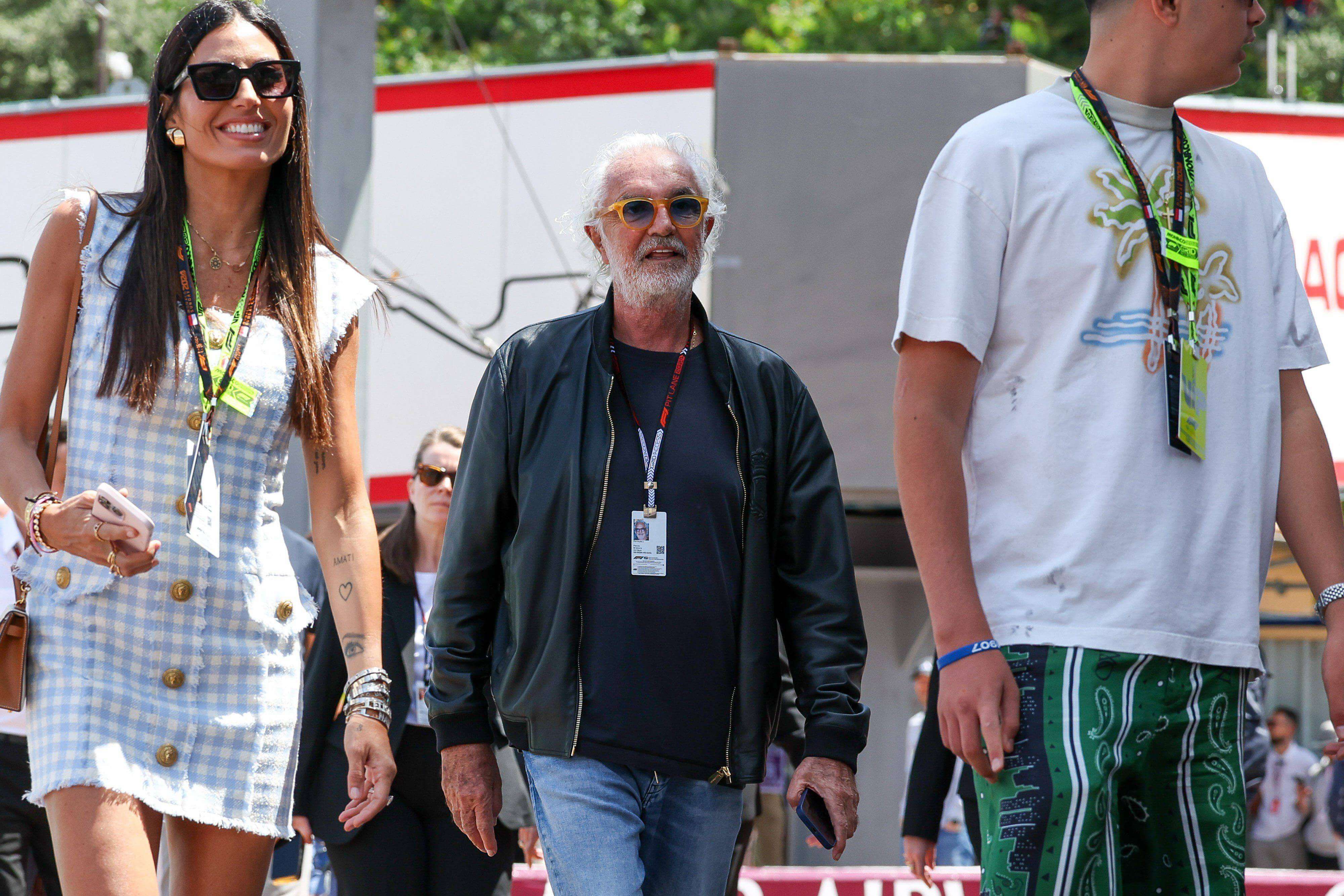 Flavio Briatore en el Gran Premio de Mónaco.